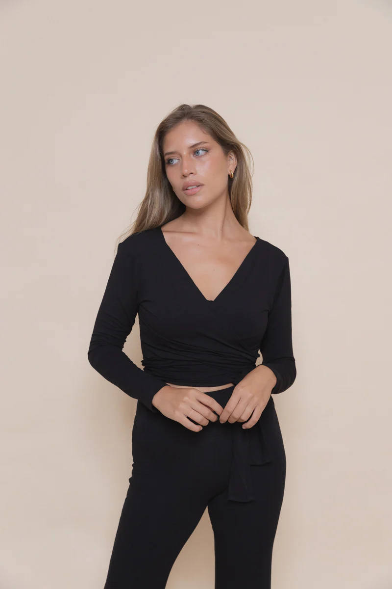 Agni Wrap Top Black - Image 6