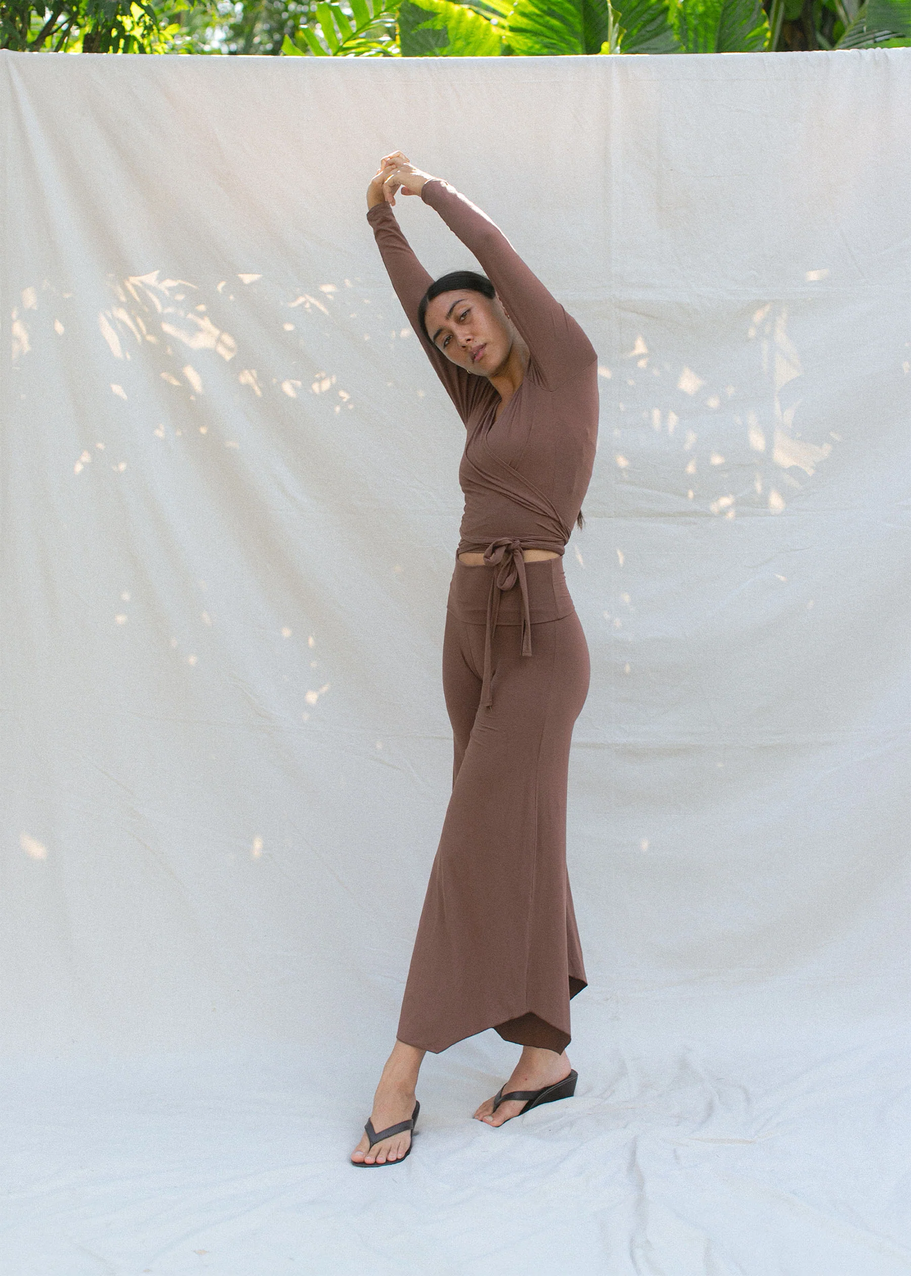 Agni Wrap Top Chocolate - Image 4