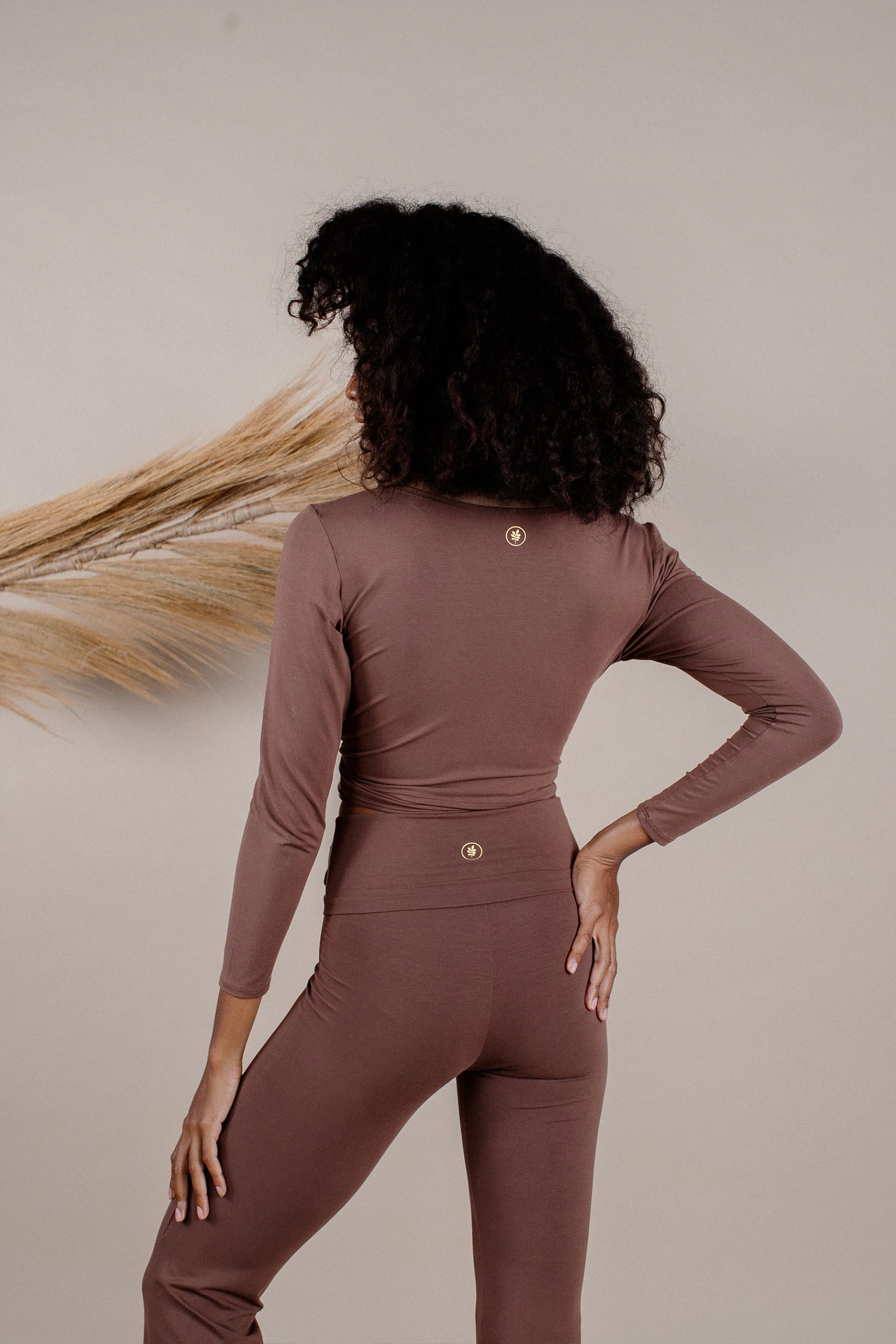 Agni Wrap Top Chocolate - Image 6