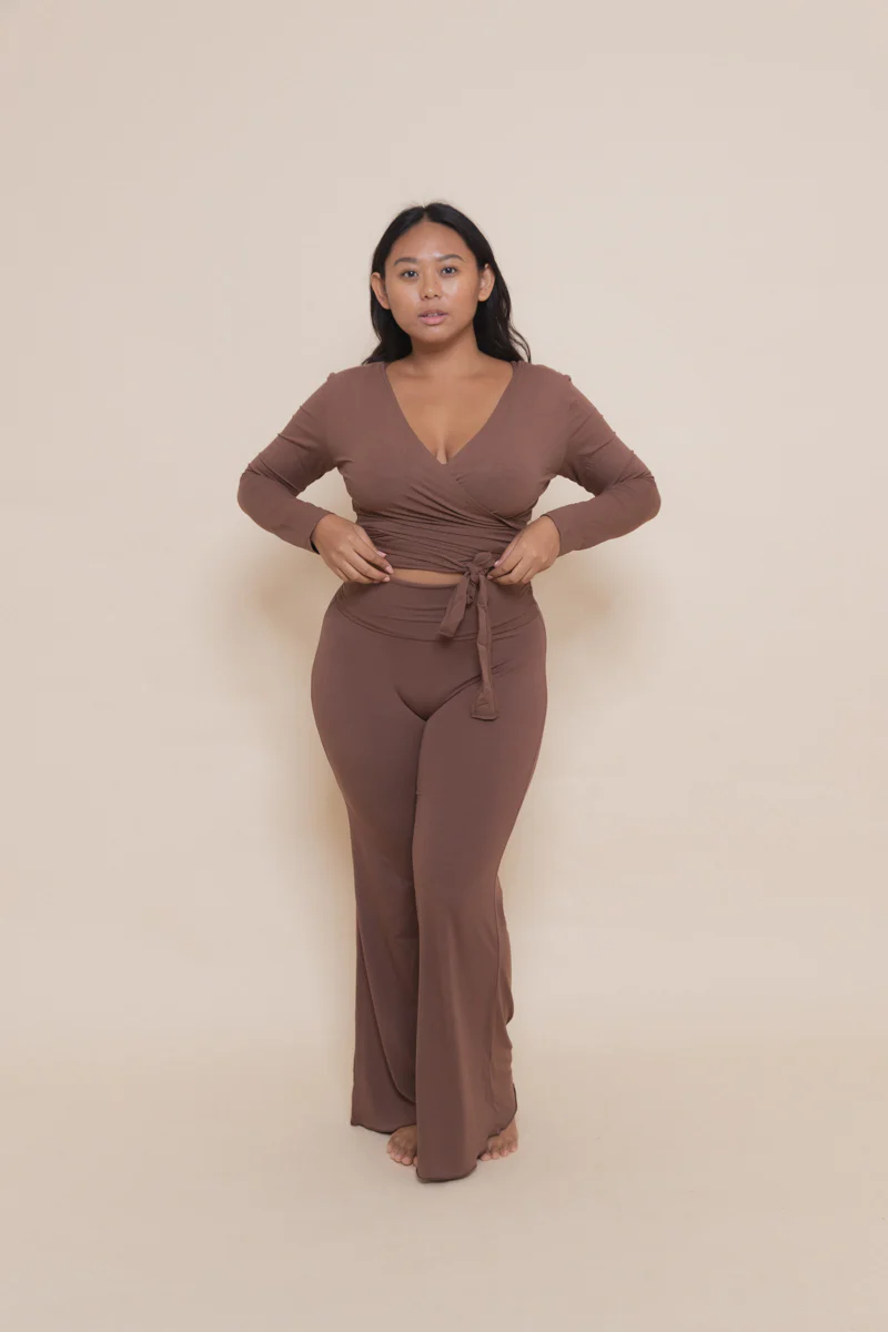 Agni Wrap Top Chocolate - Image 8