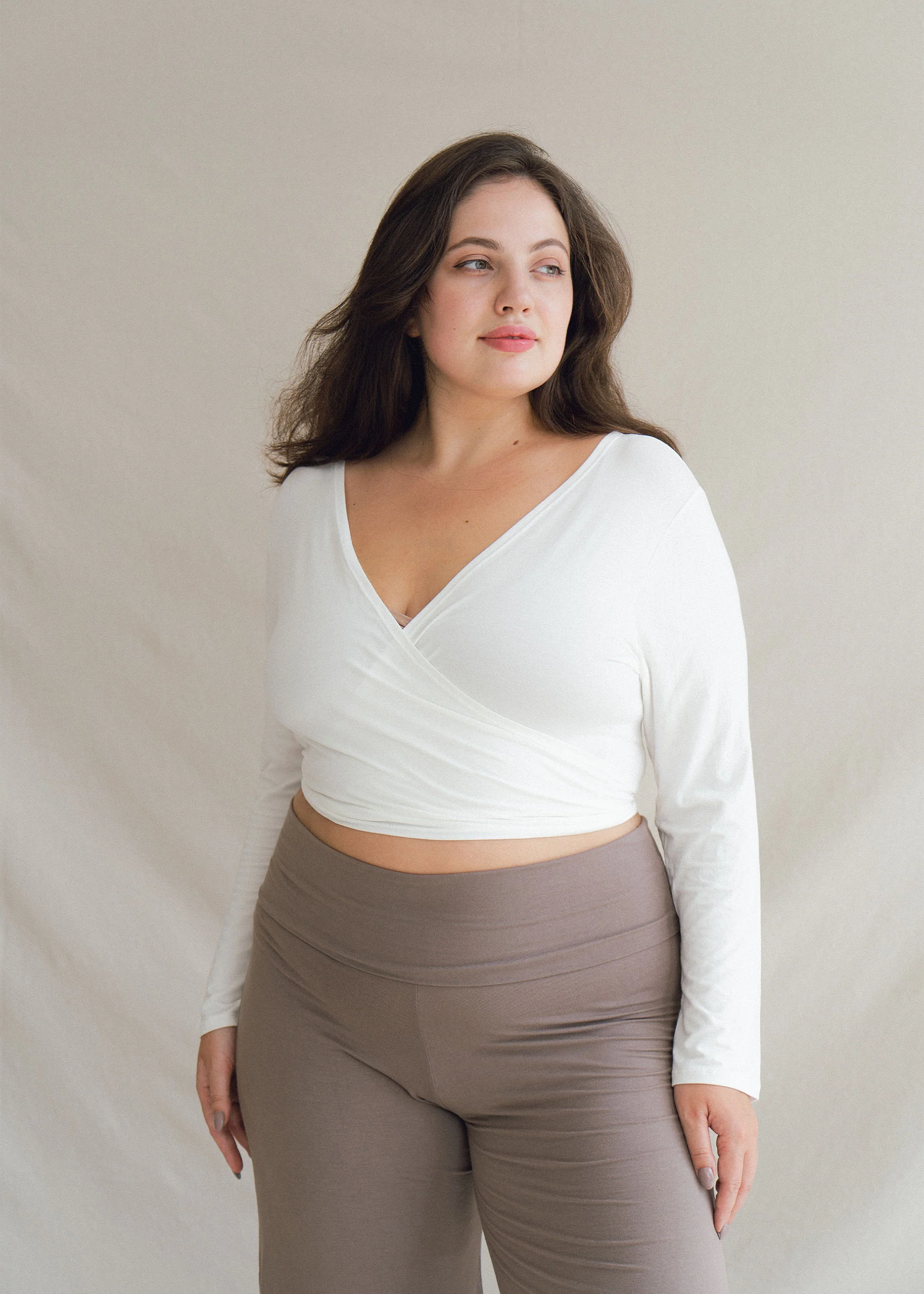 Agni Wrap Top Off White - Image 10