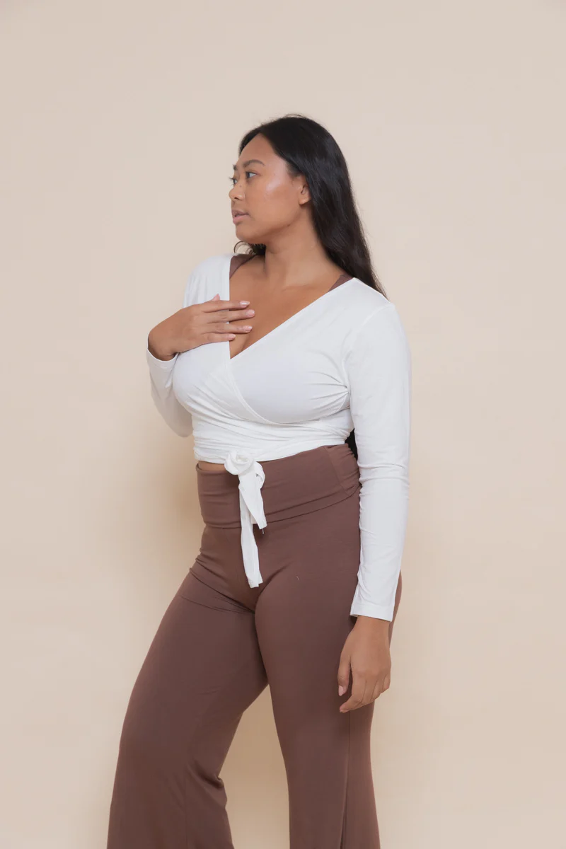 Agni Wrap Top Off White - Image 8