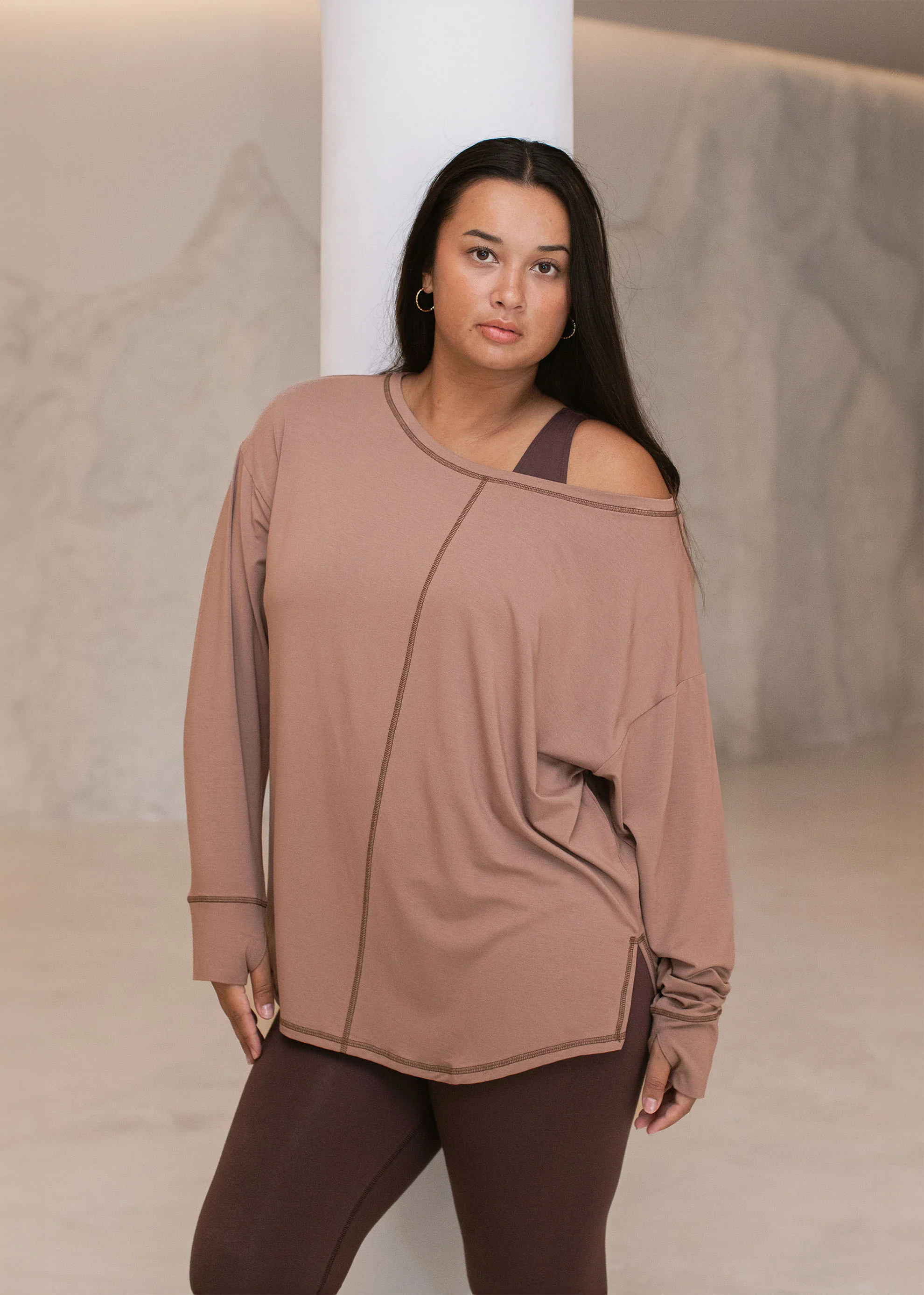 Alora Longsleeve Sandalwood - Image 5