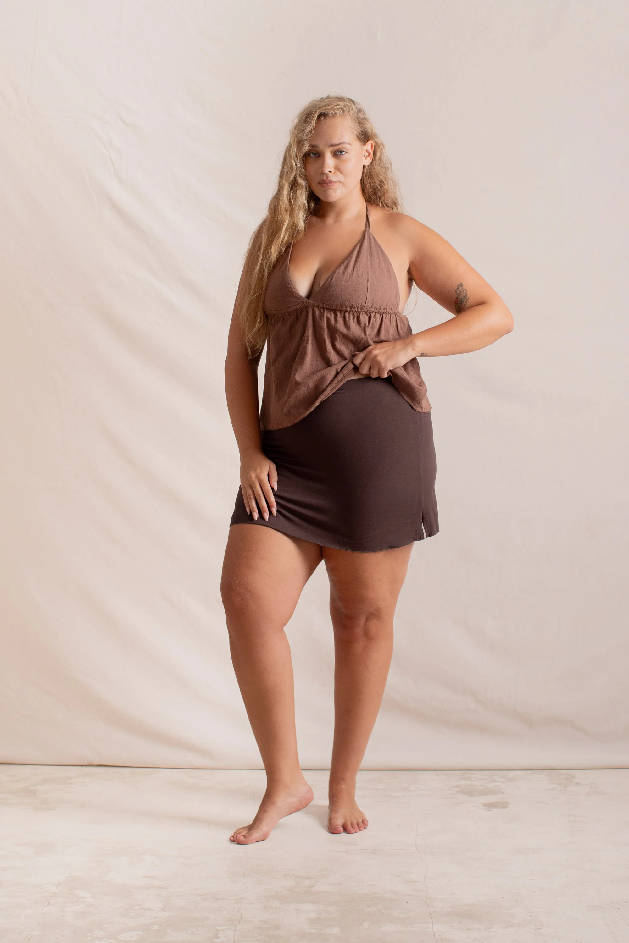Earth Angel Skort Carob - Image 13