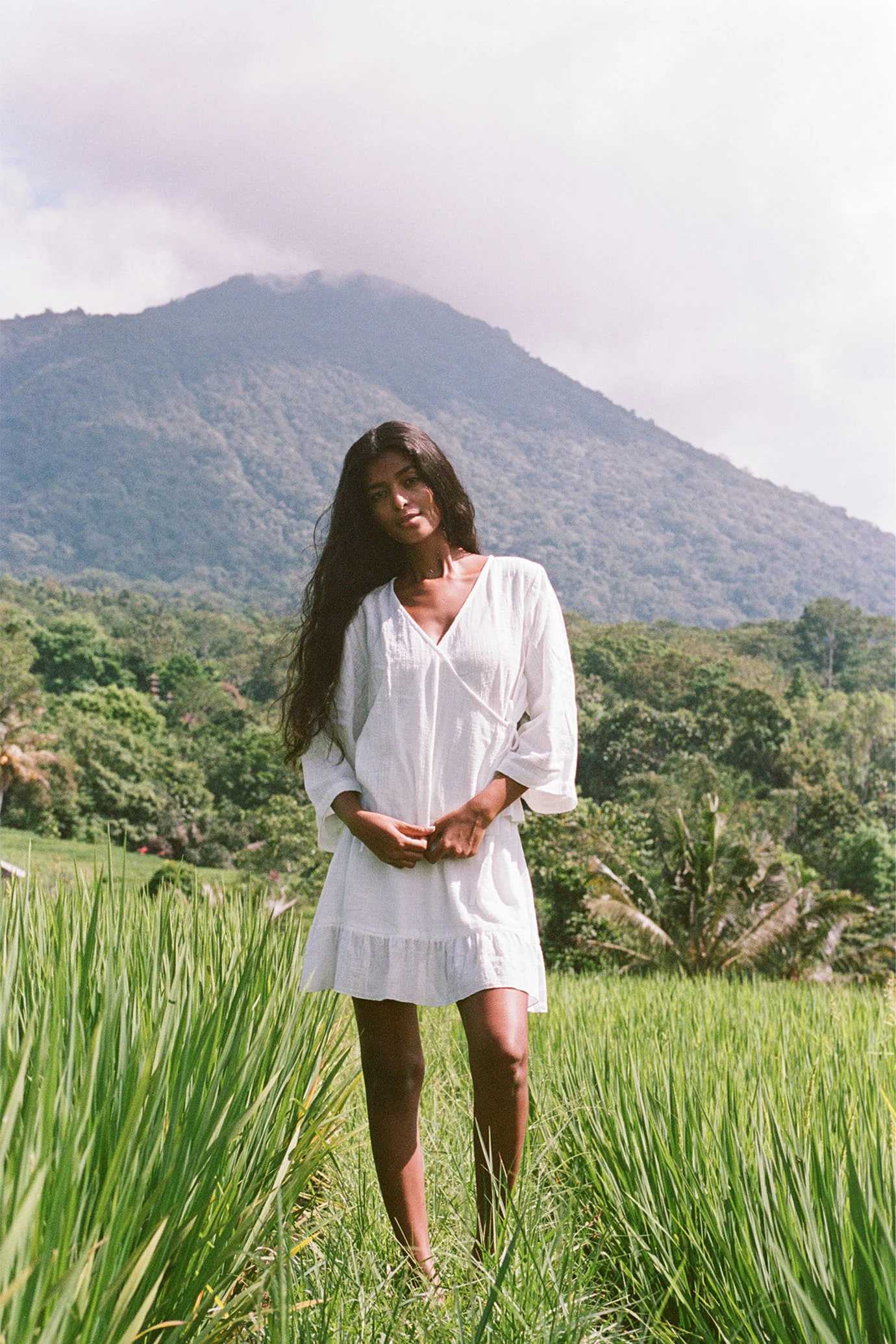 Flow Mini Skirt Off White - Image 6