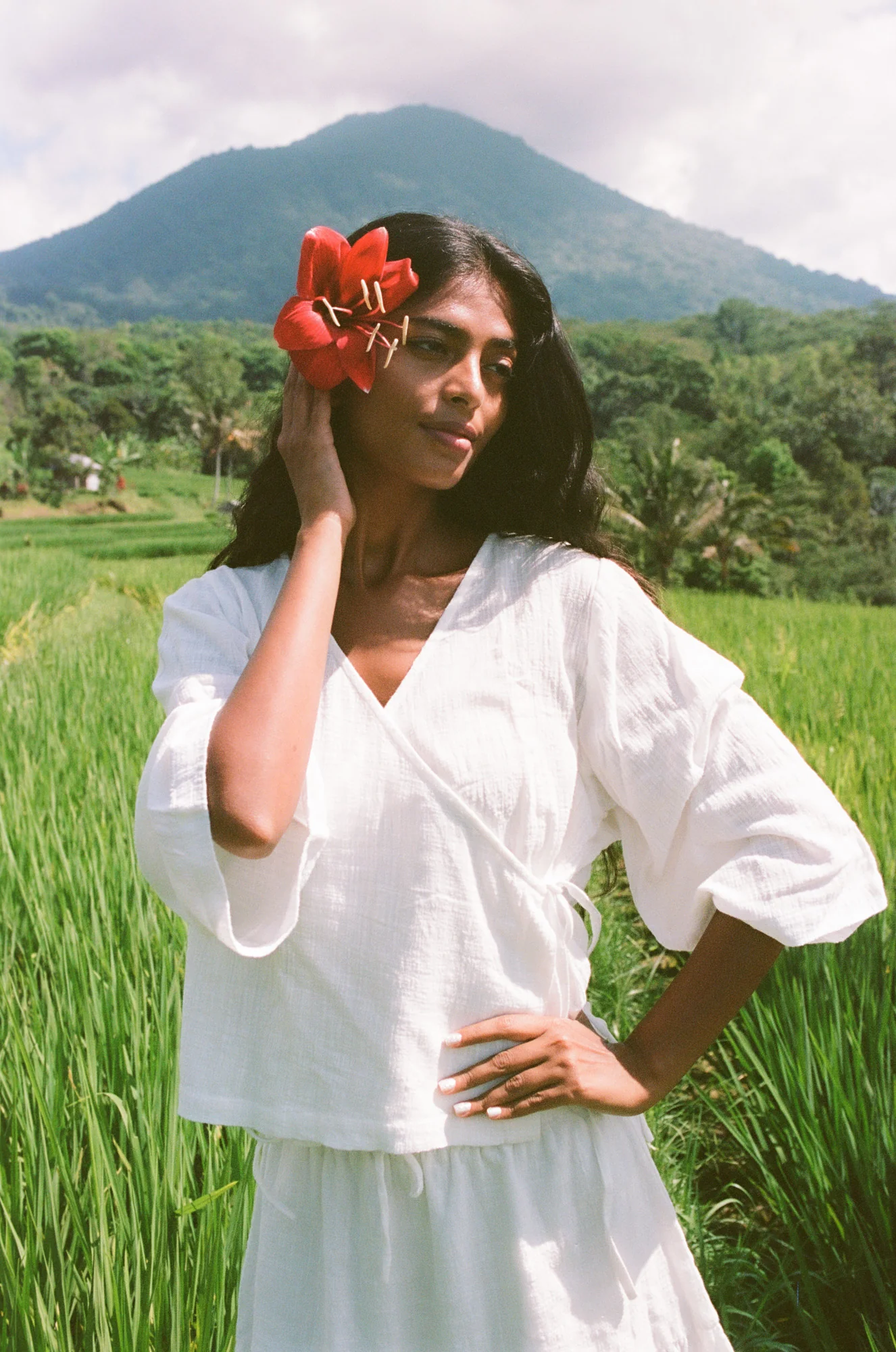 Flow Wrap Top Off White - Image 9