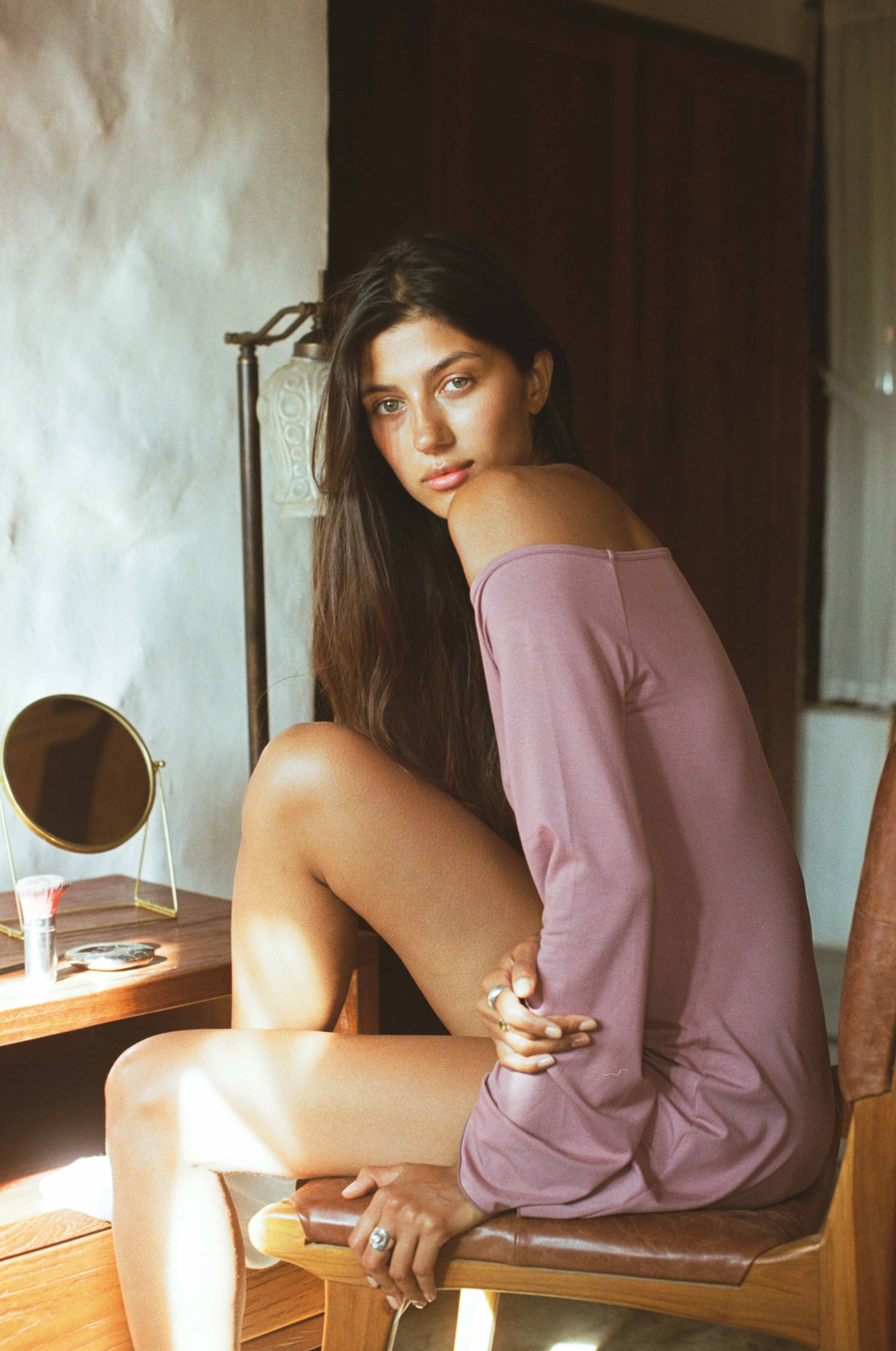 Frida Dress Mauve - Image 9