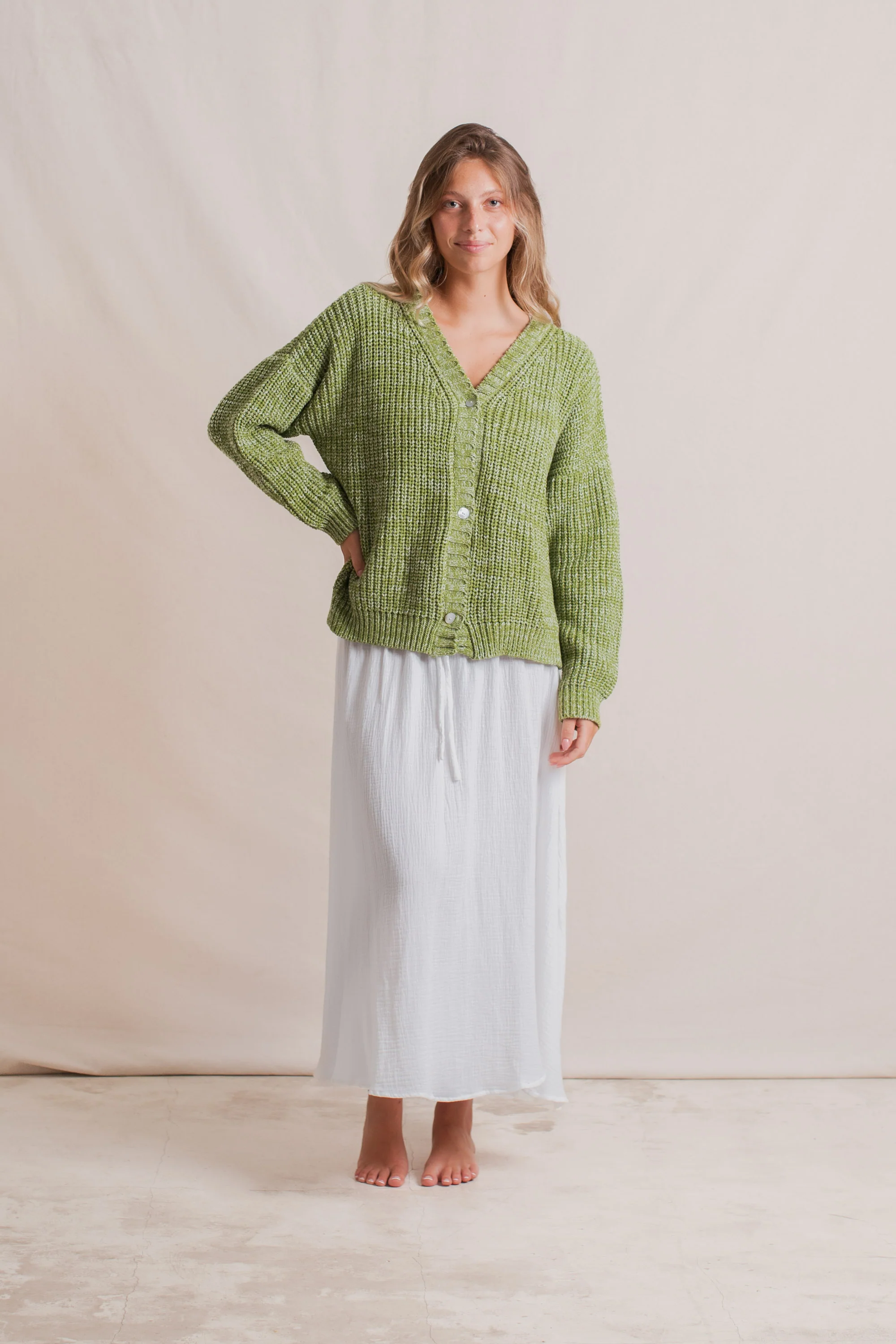 Helga Cardigan Kiwi - Image 12