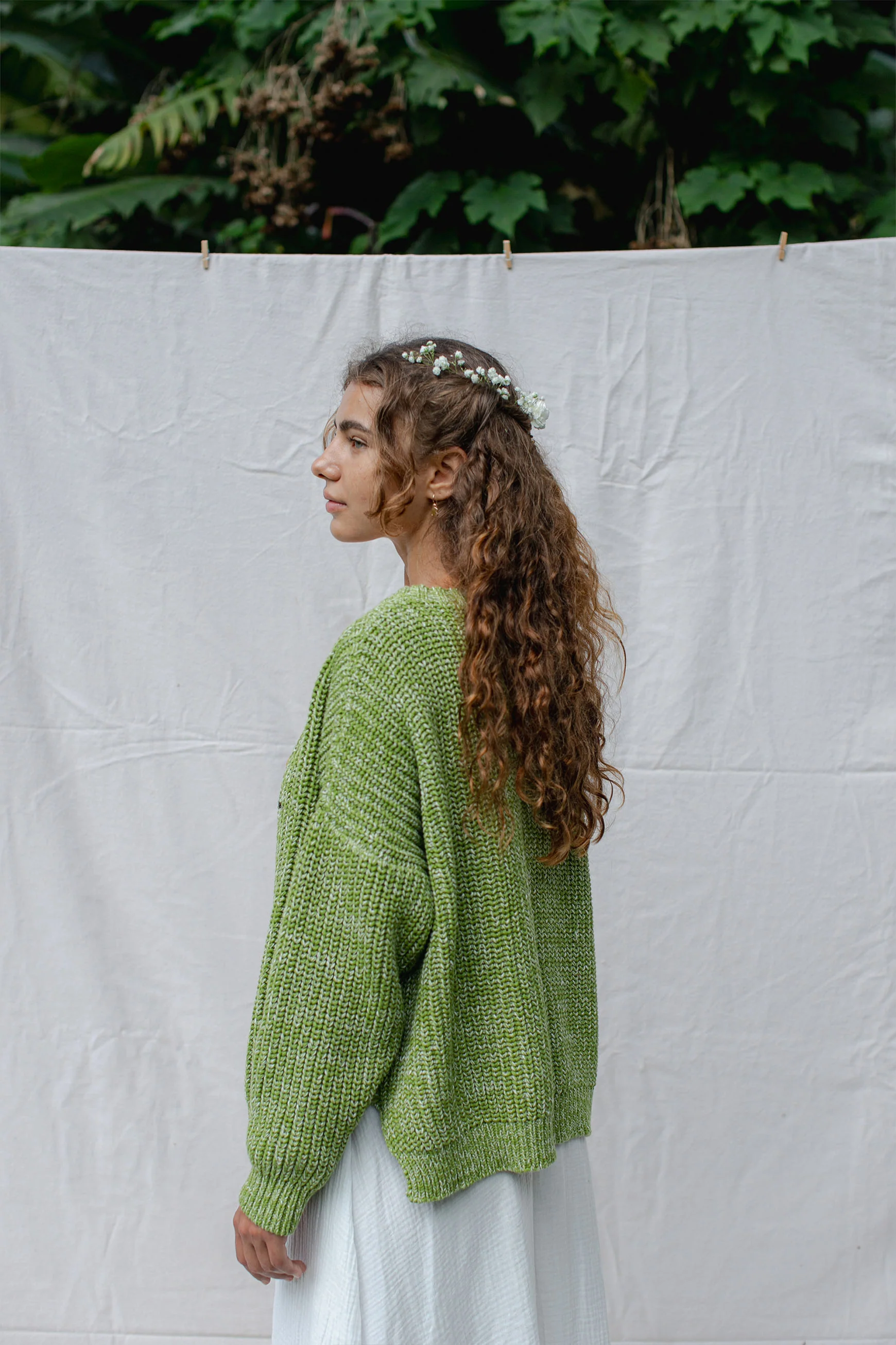 Helga Cardigan Kiwi - Image 7