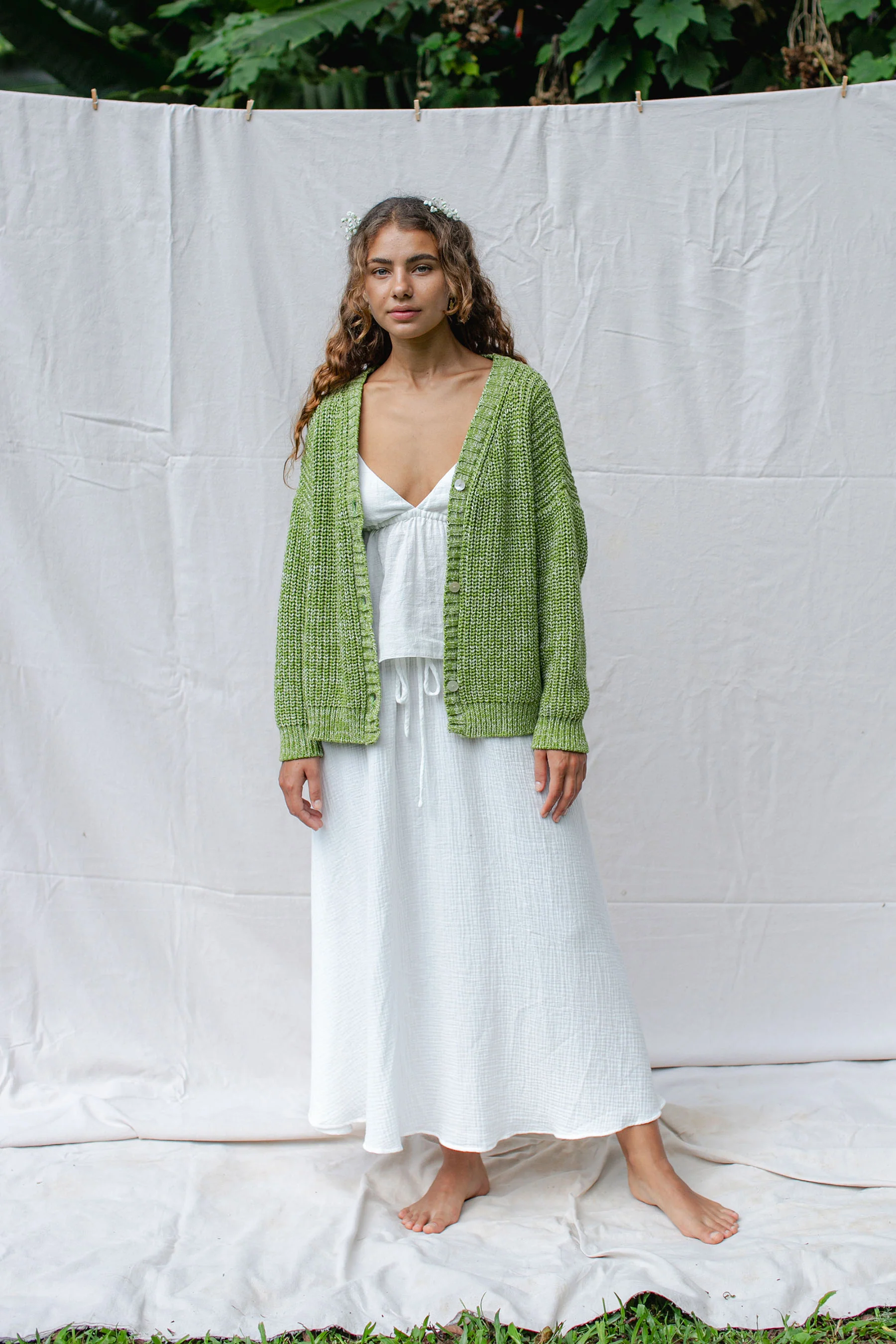Helga Cardigan Kiwi - Image 8