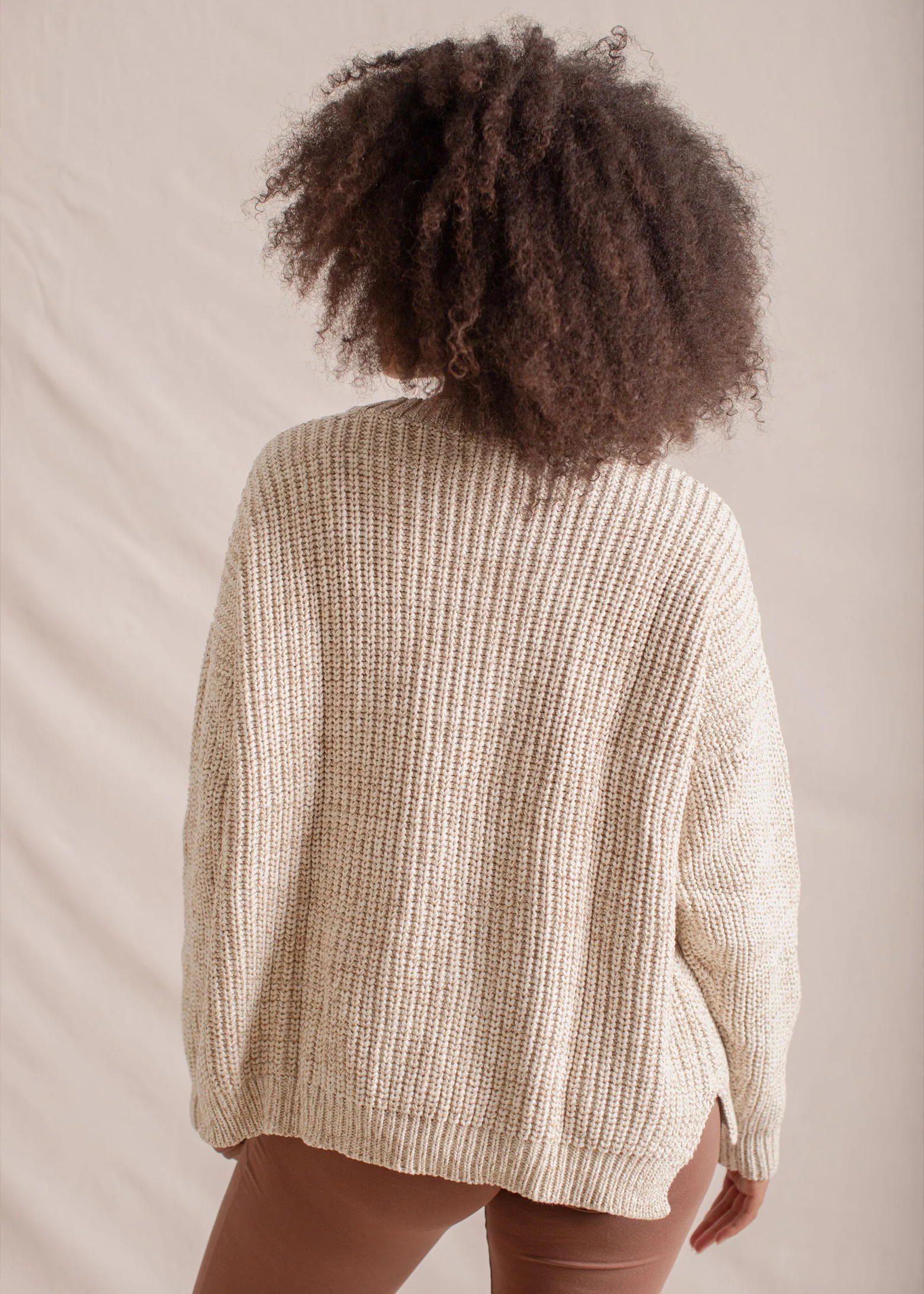 Helga Cardigan Oat - Image 6