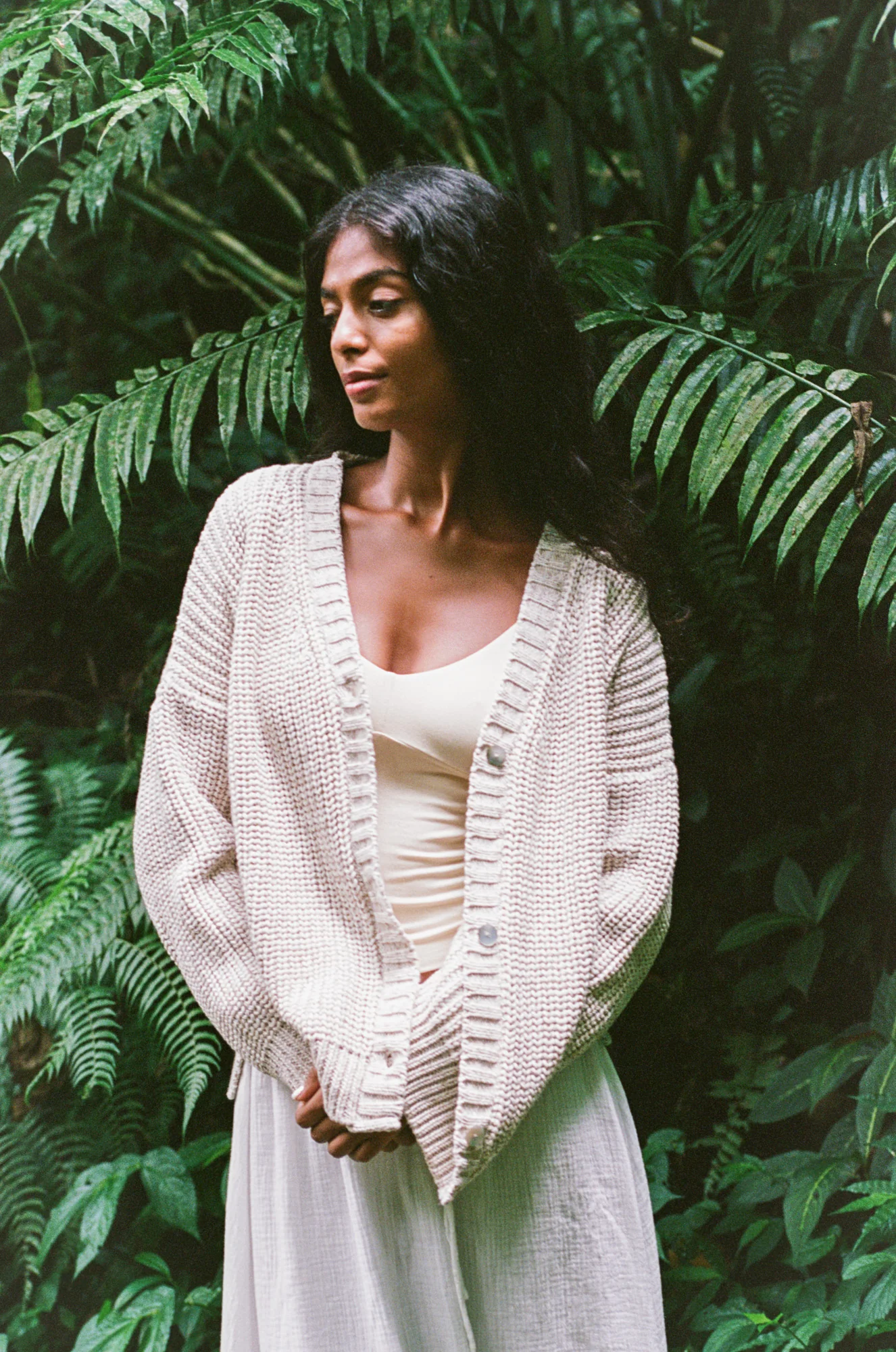 Helga Cardigan Oat - Image 9