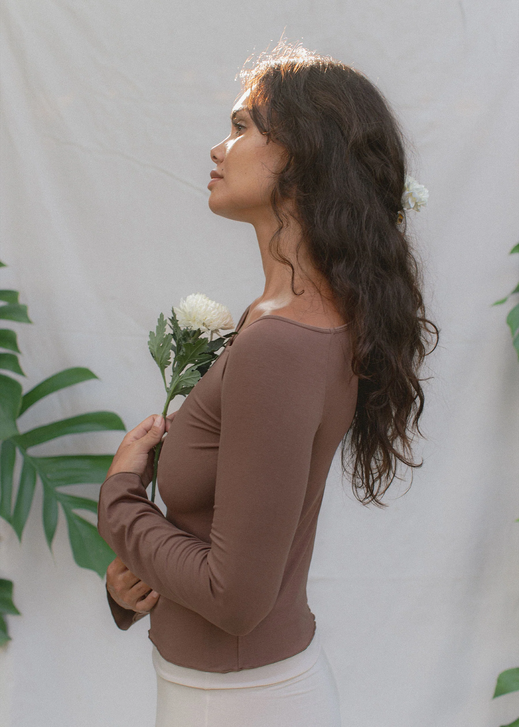 Layla Longsleeve Chocolate - Image 5