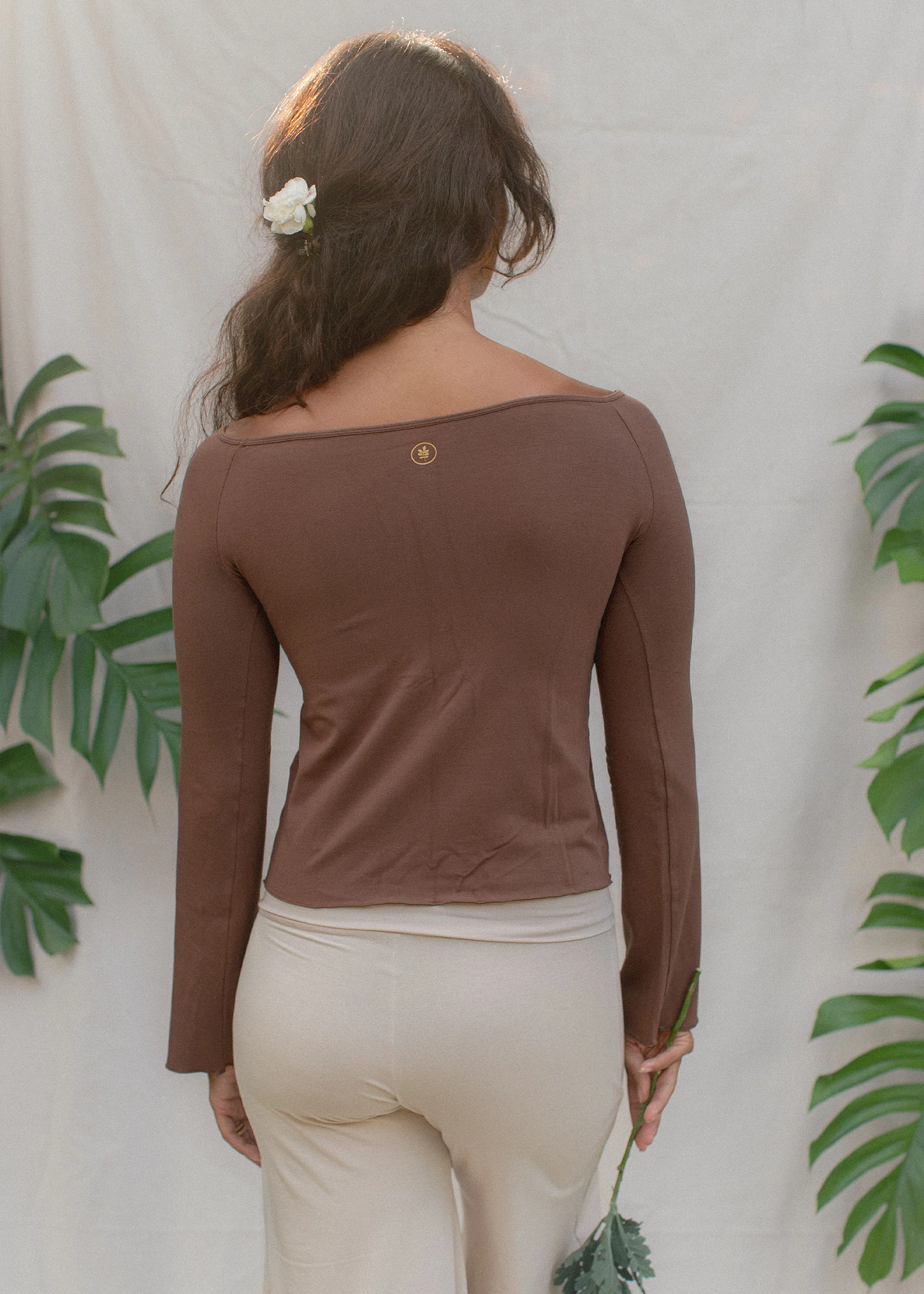 Layla Longsleeve Chocolate - Image 6