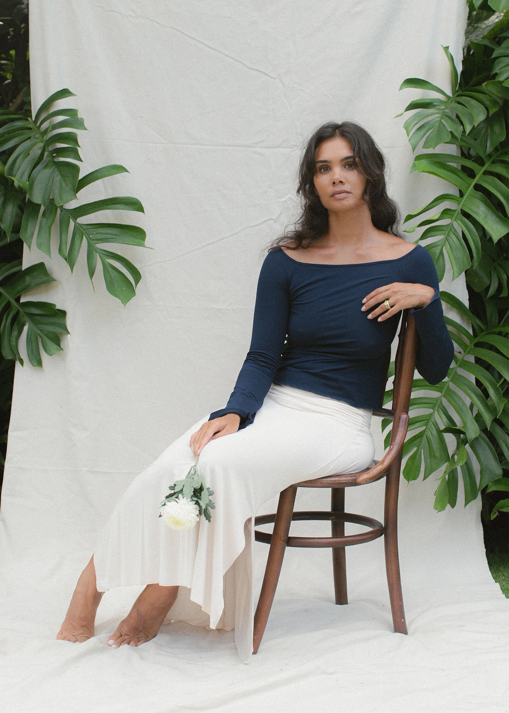 Layla Longsleeve Navy - Image 6