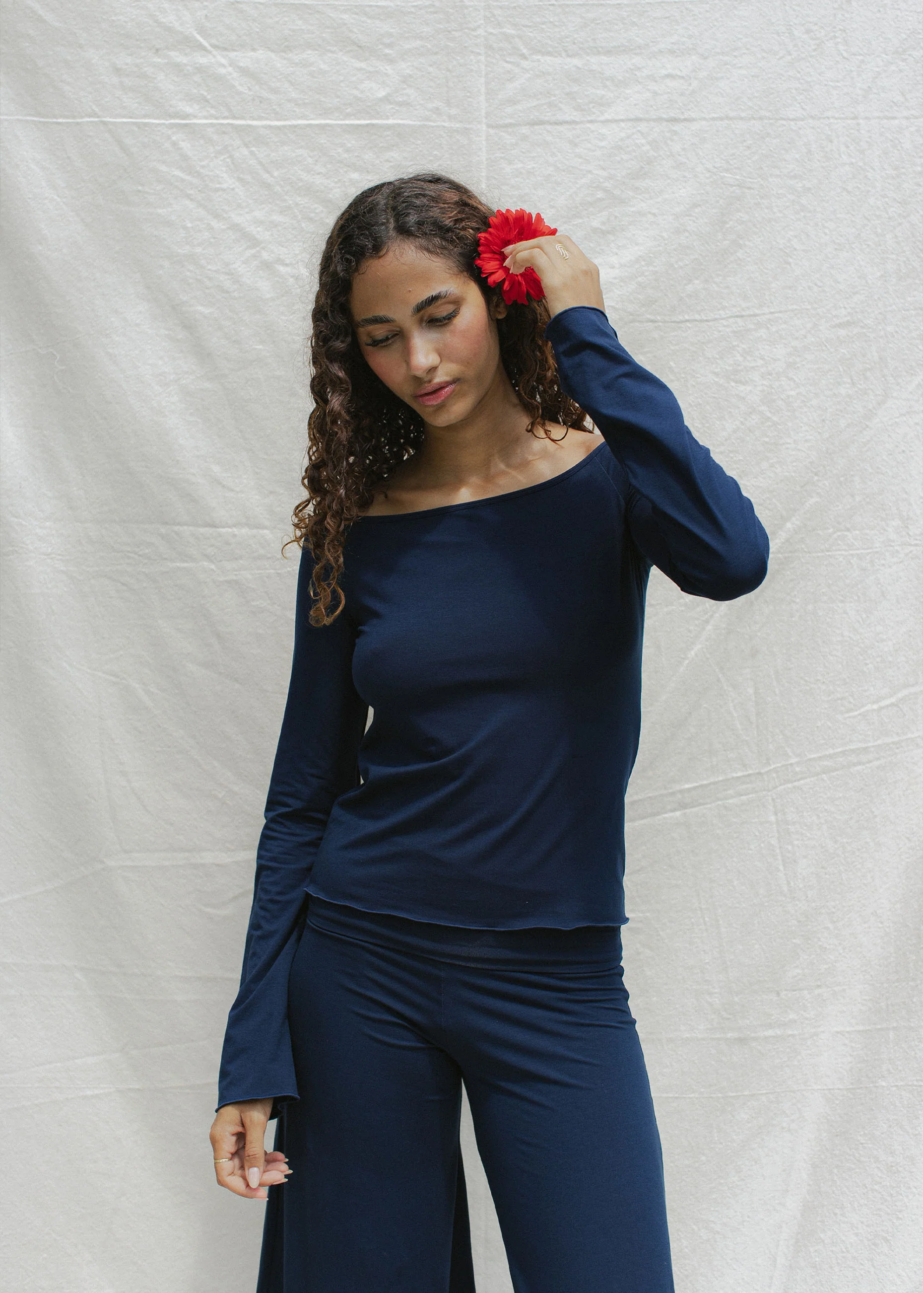 Layla Longsleeve Navy - Image 7