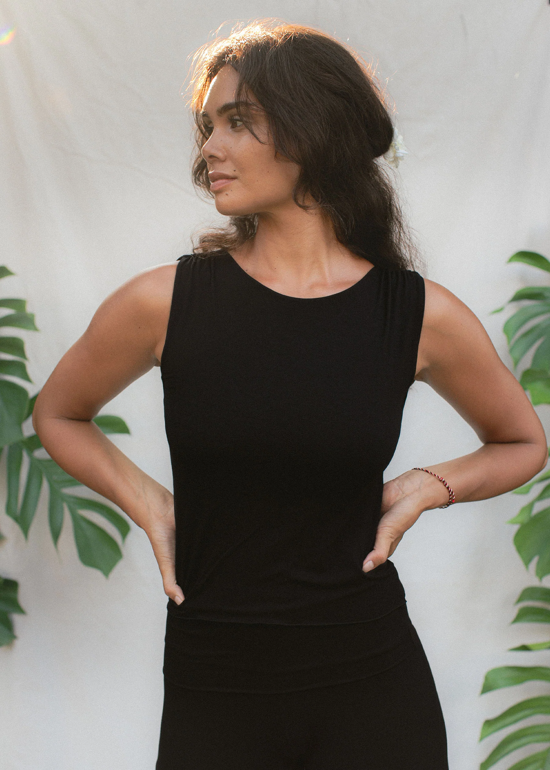 Layla Tank Black - Image 3