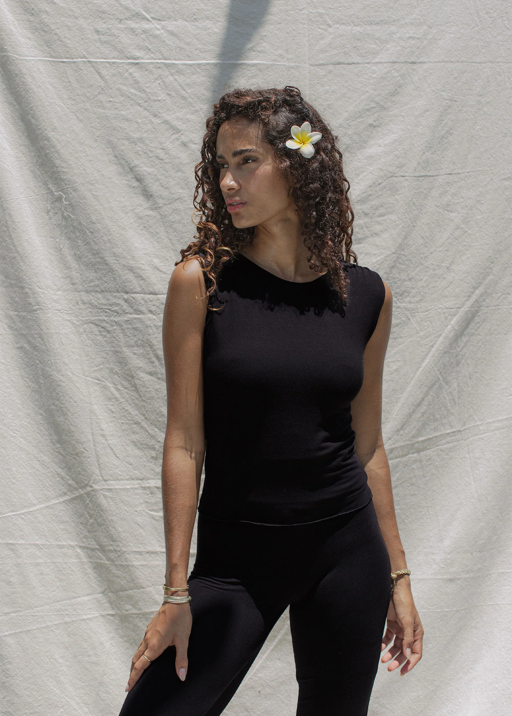 Layla Tank Black - Image 8