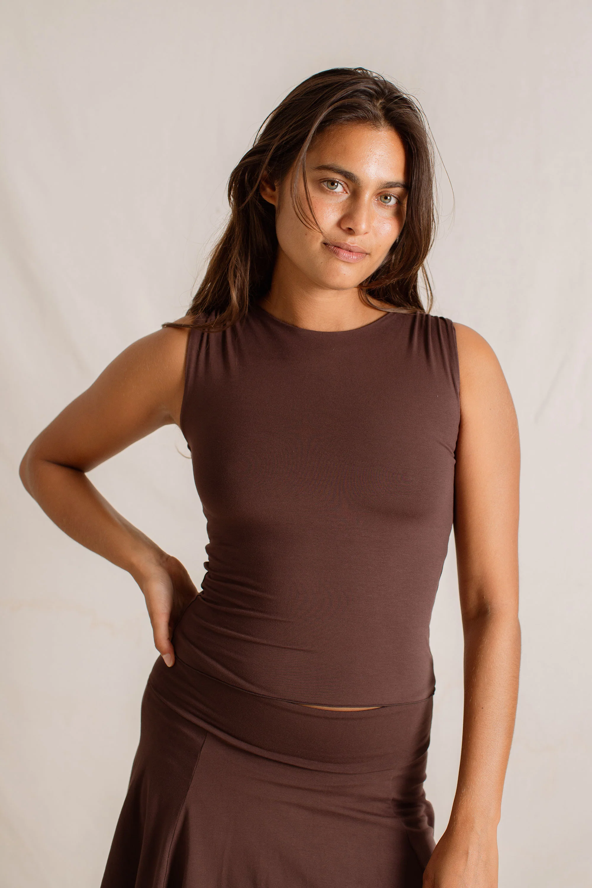 Layla Tank Carob