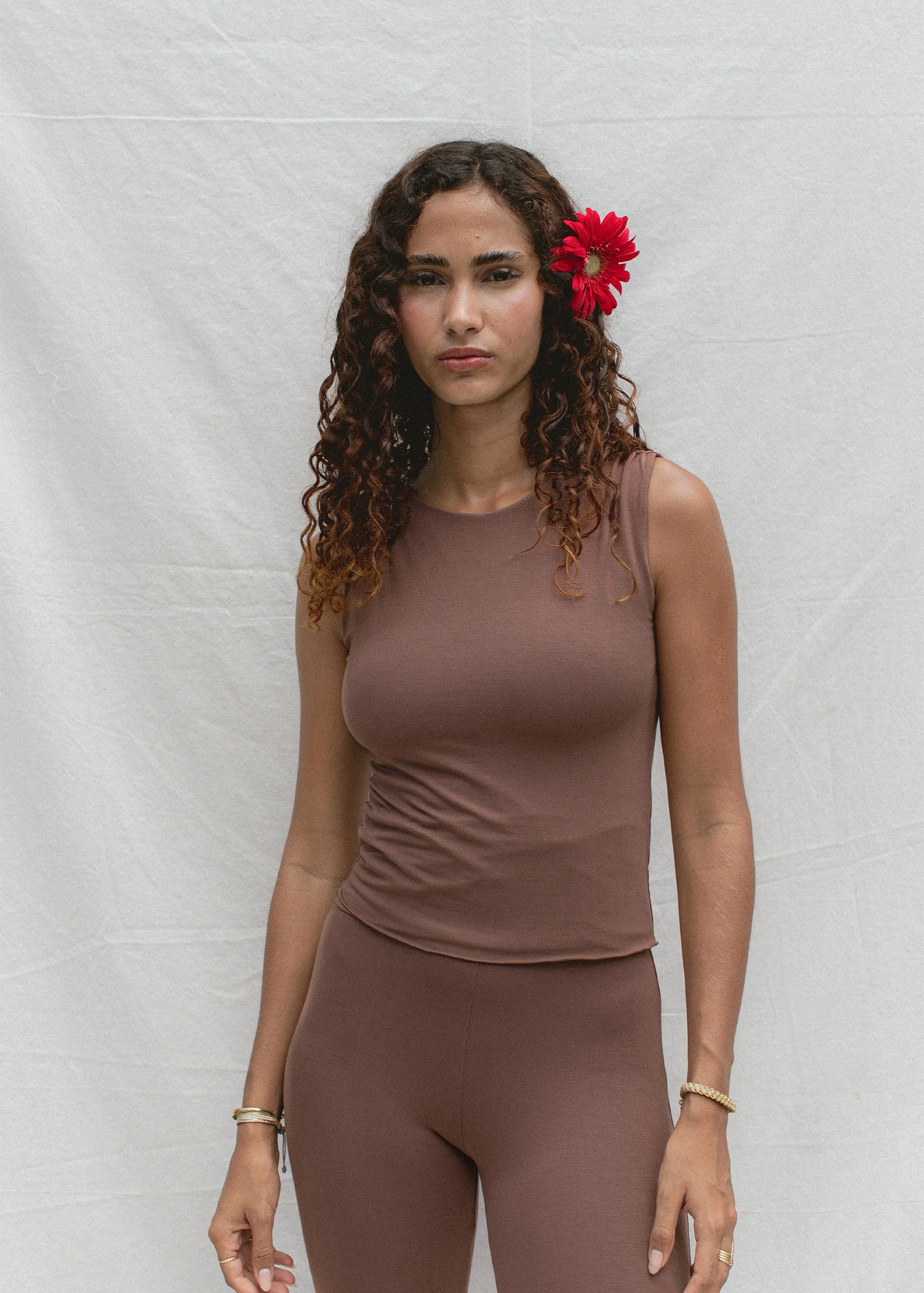 Layla Tank Chocolate - Image 10