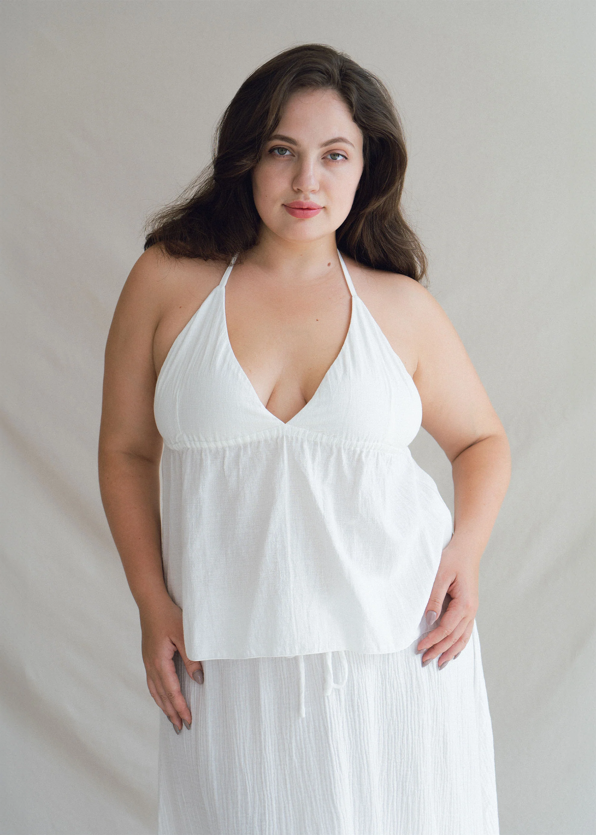 Mökki Halter Top Off White - Image 15