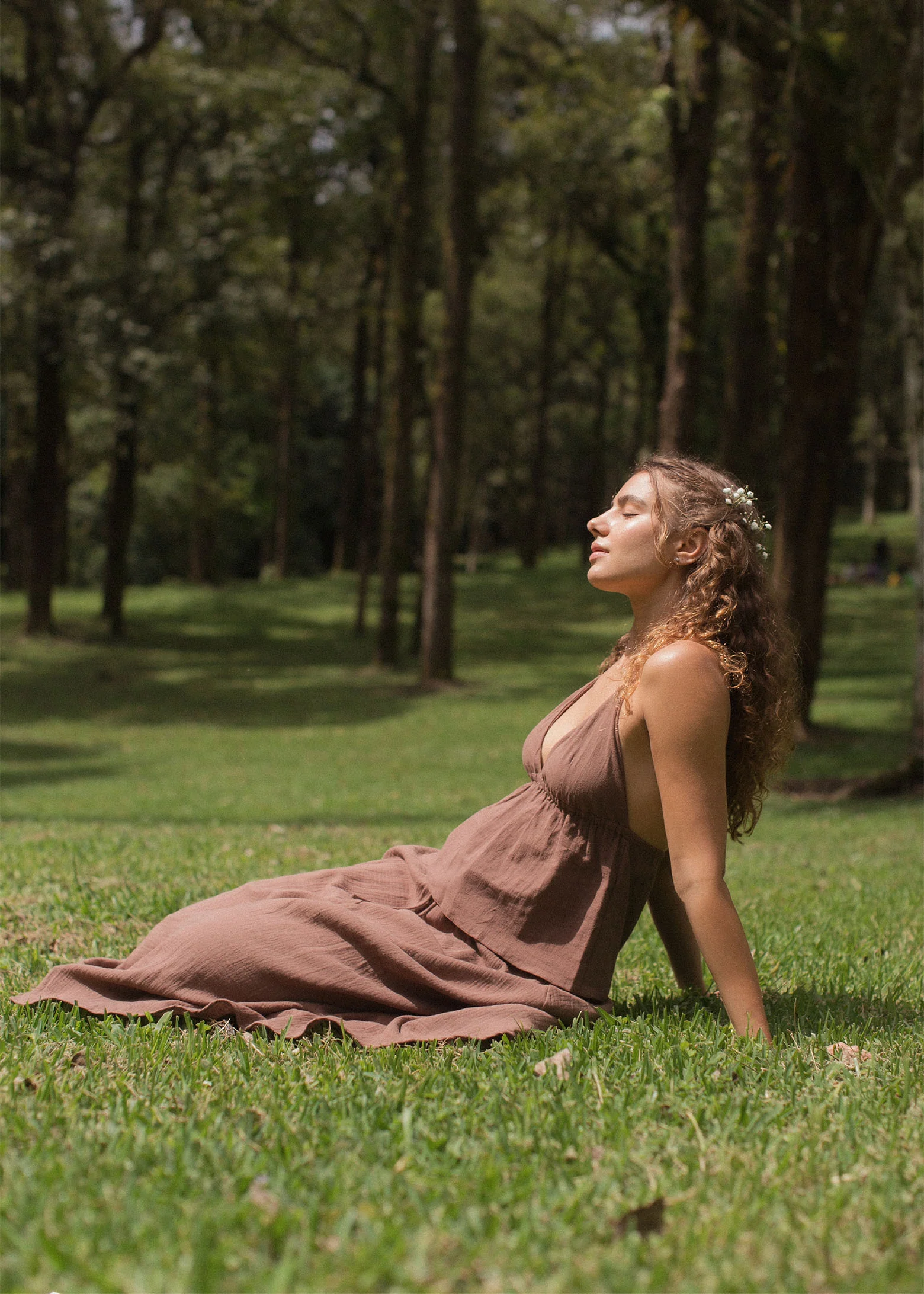 Mökki Halter Top Walnut - Image 4