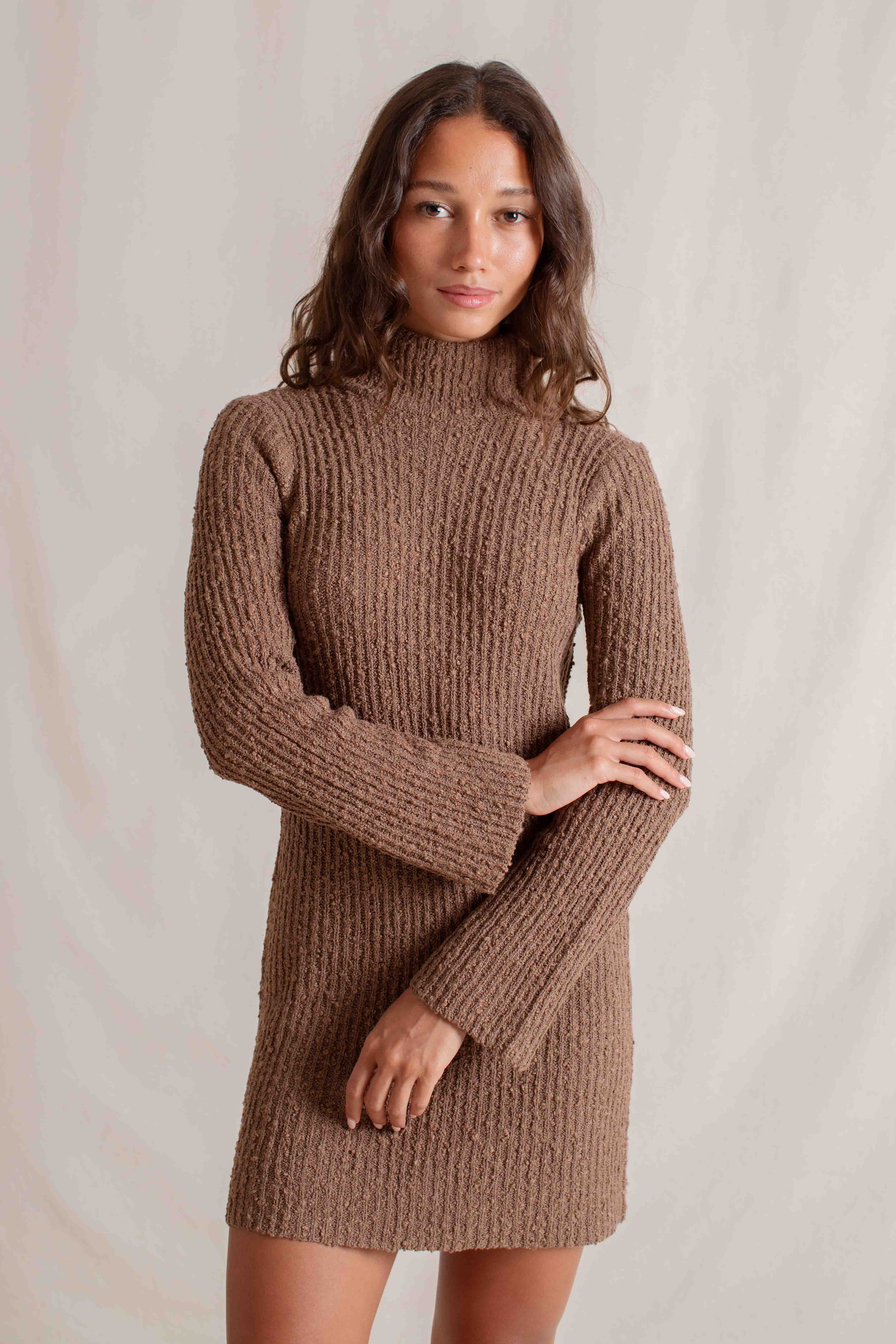 Olivia Dress Pecan - Image 3
