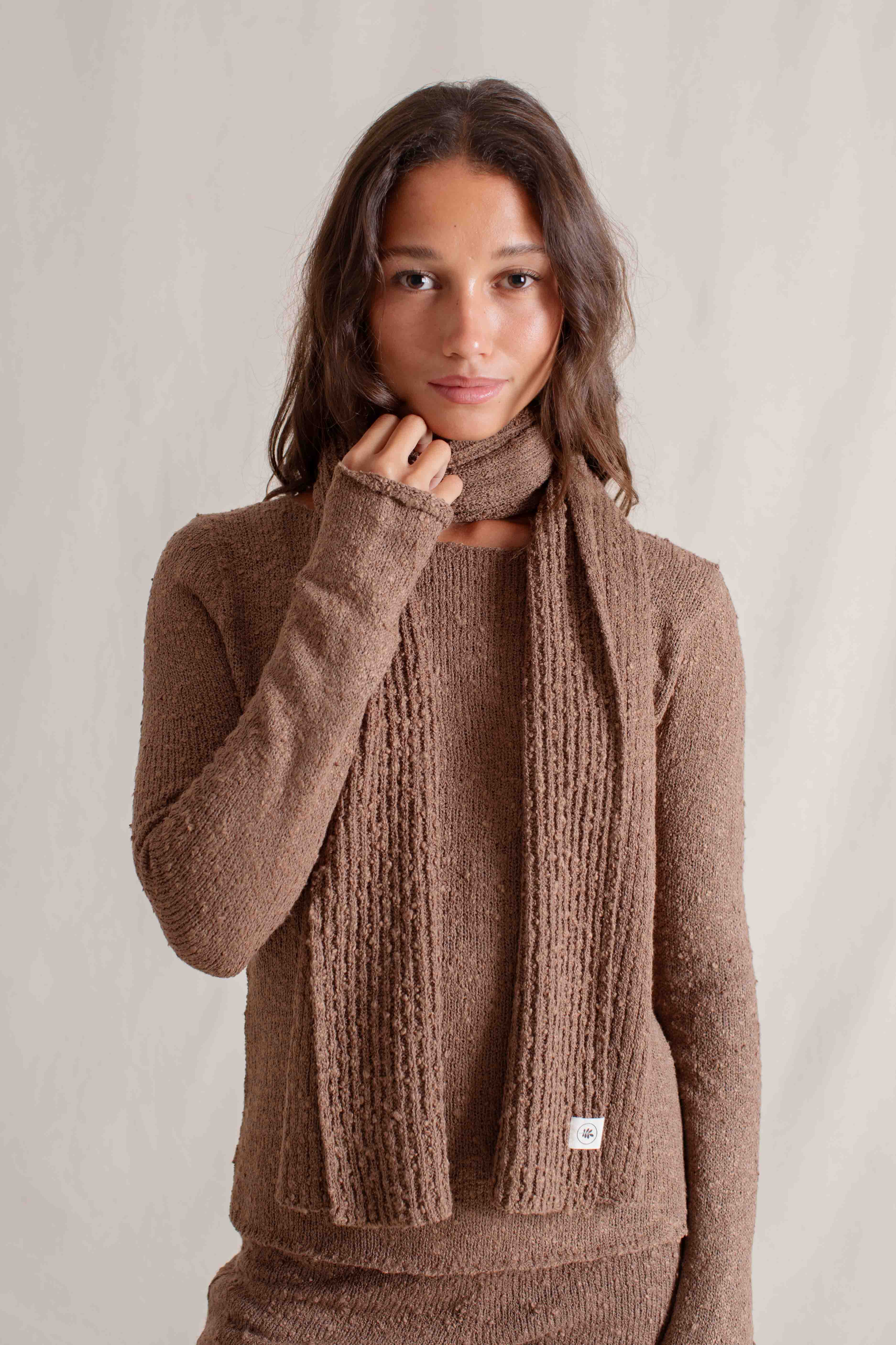Olivia Scarf Pecan - Image 3