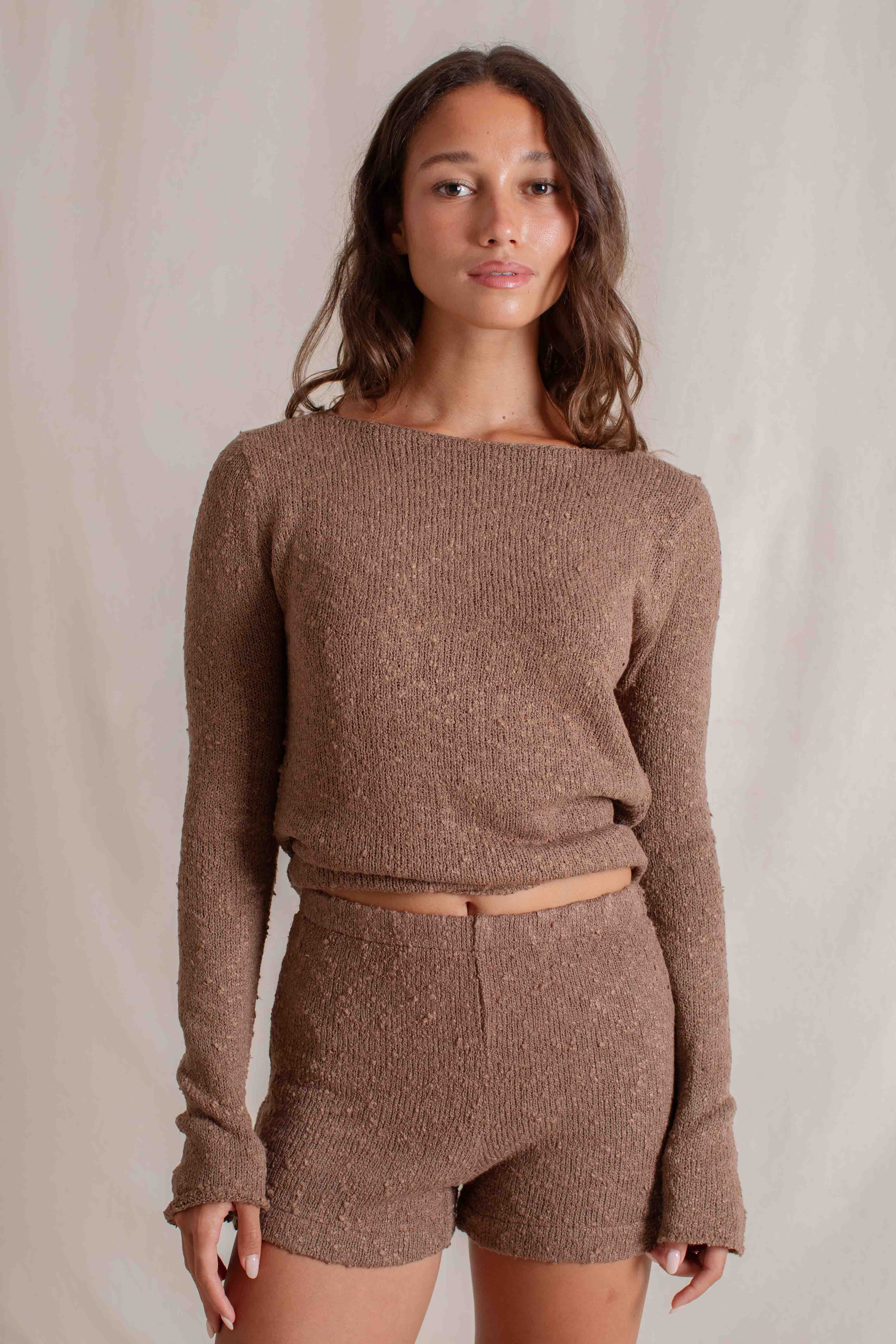 Olivia Shorts Pecan - Image 2
