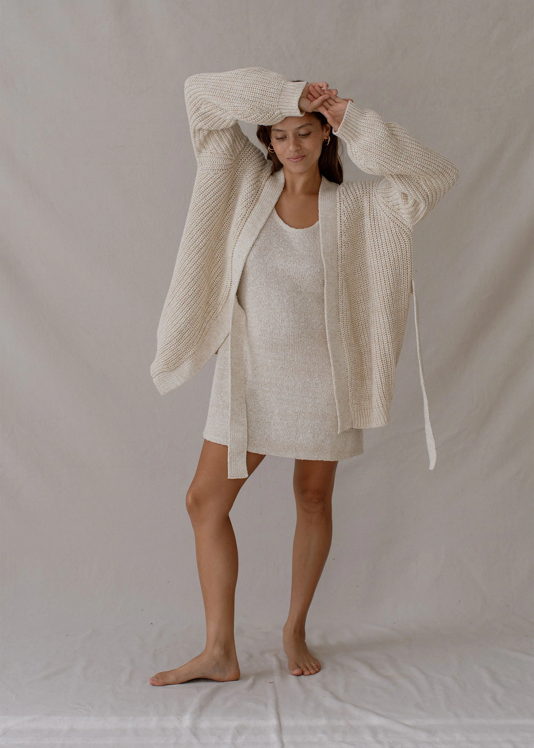 Paloma Wrap Knit Vanilla - Image 12