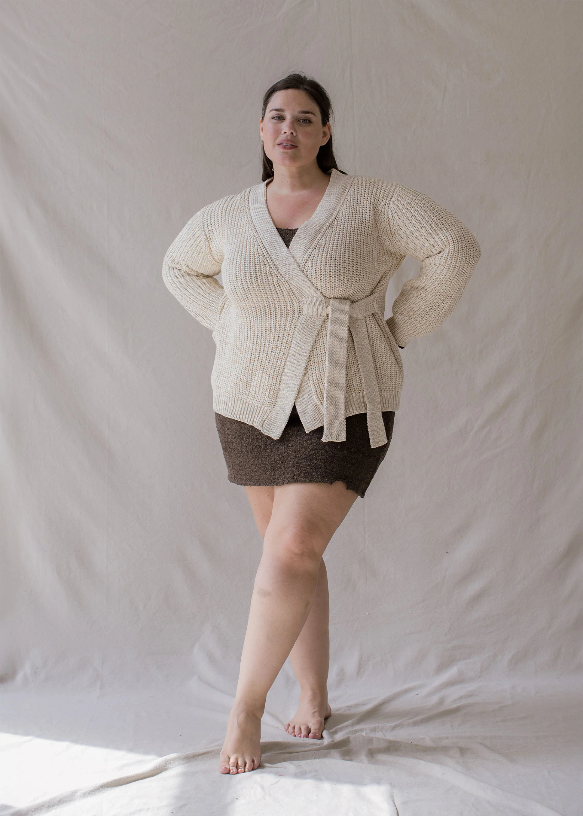Paloma Wrap Knit Vanilla - Image 14