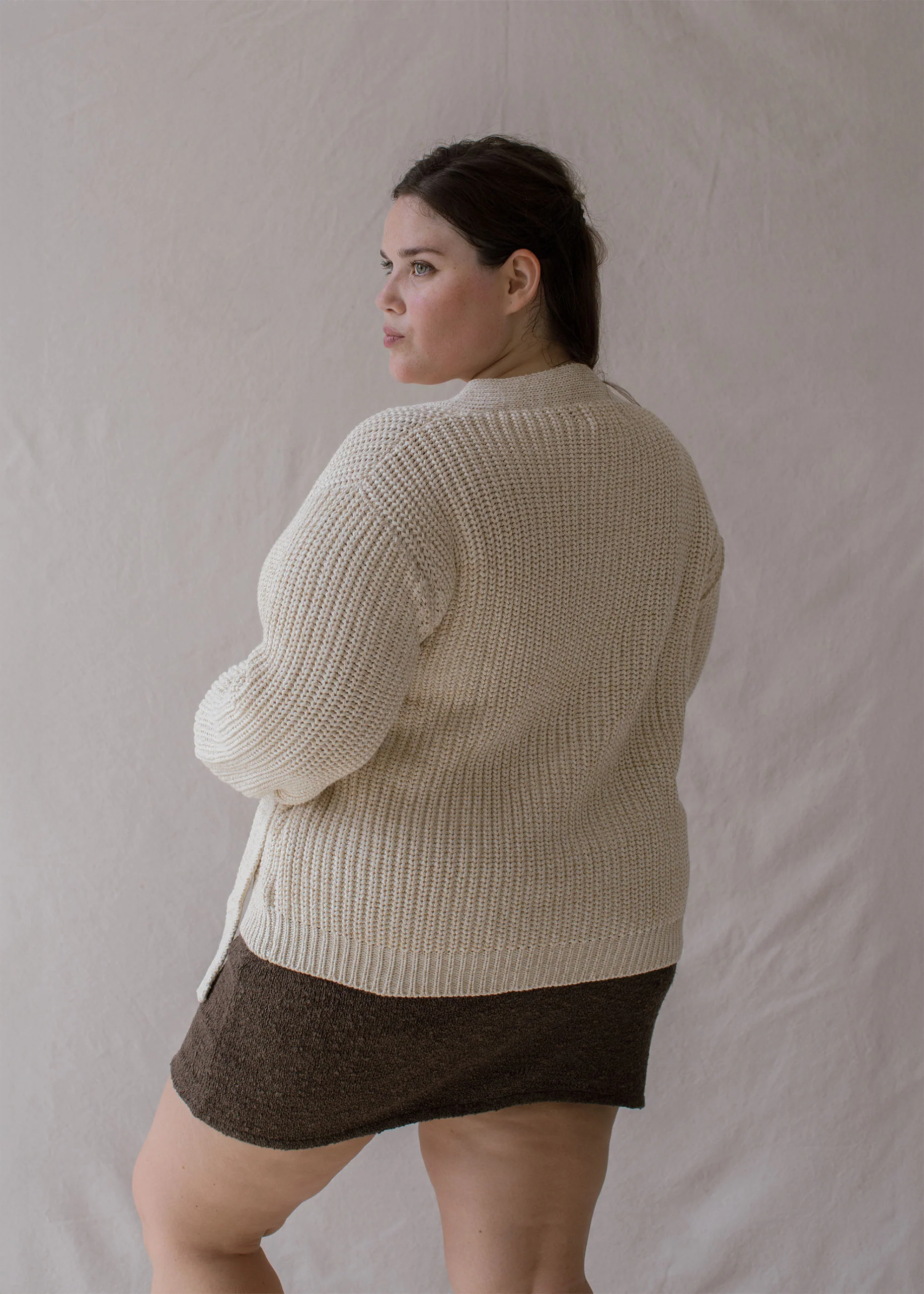 Paloma Wrap Knit Vanilla - Image 15