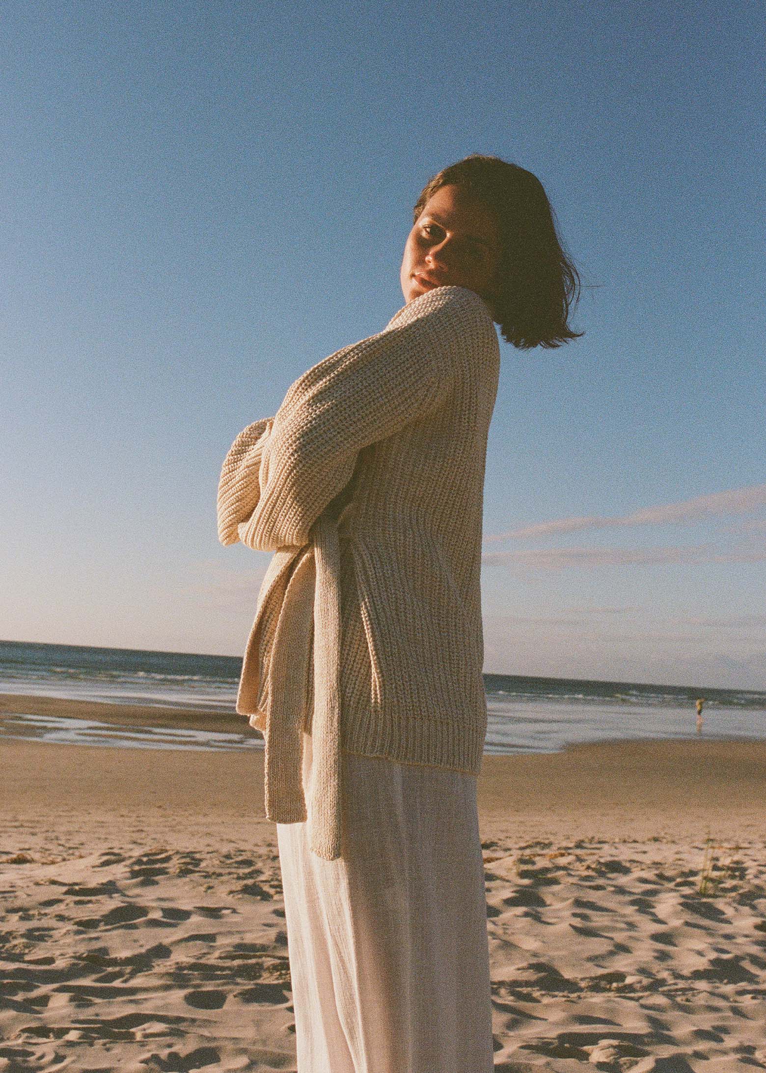 Paloma Wrap Knit Vanilla - Image 5
