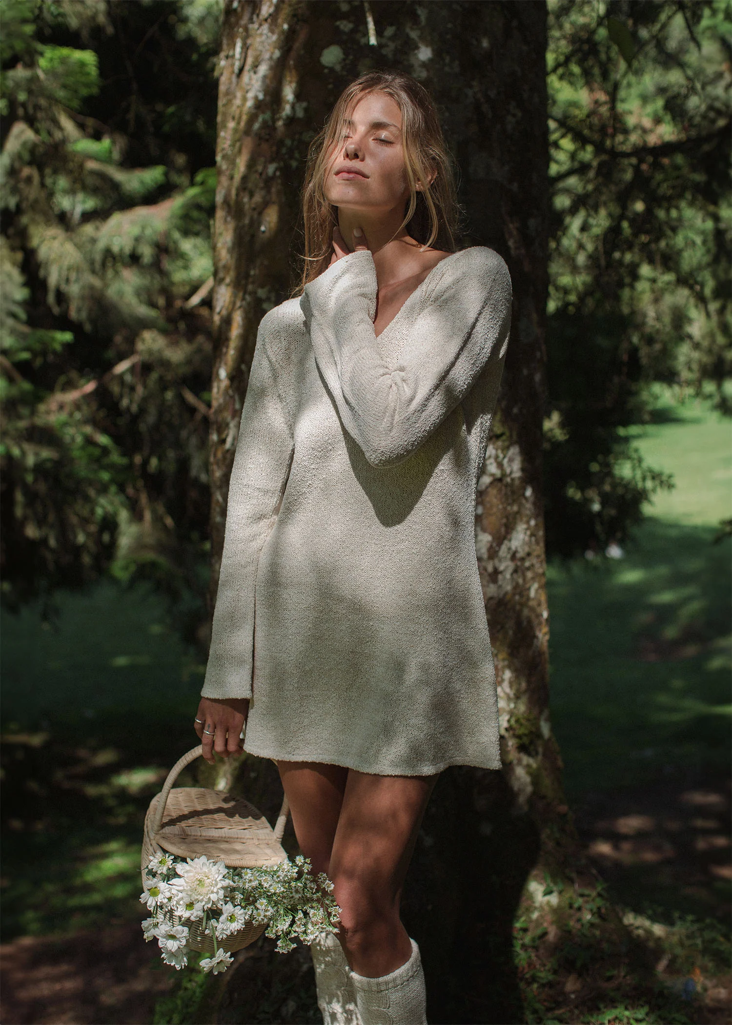 Paloma Dress Cloud Cream - Image 4