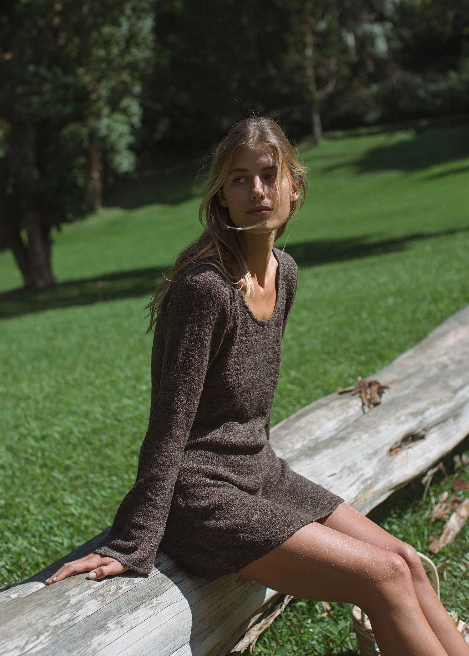 Paloma Dress Truffle - Image 10