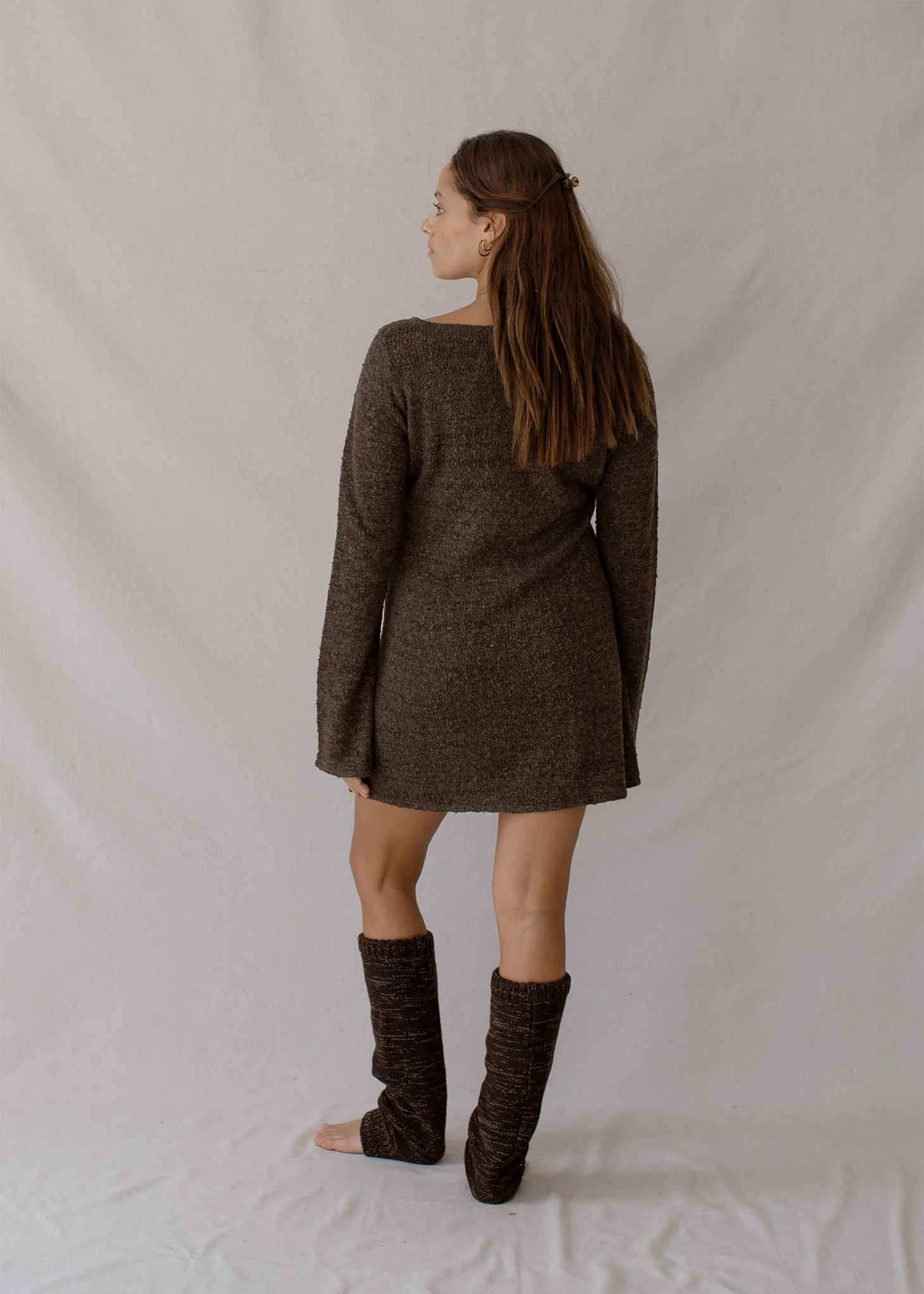 Paloma Dress Truffle - Image 8