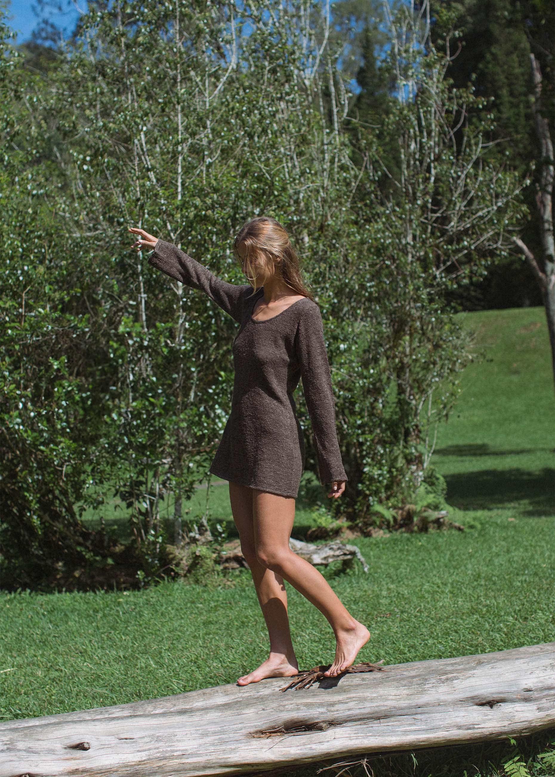 Paloma Dress Truffle - Image 9