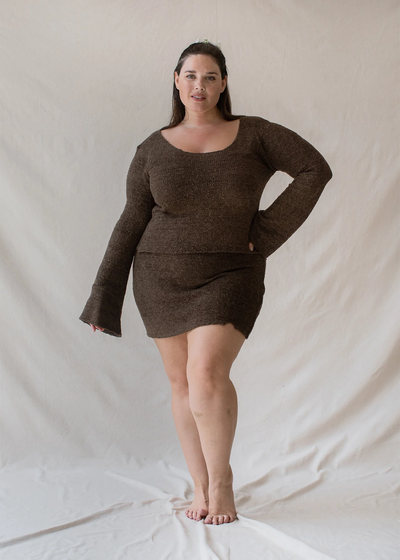 Paloma Longsleeve Truffle - Image 11