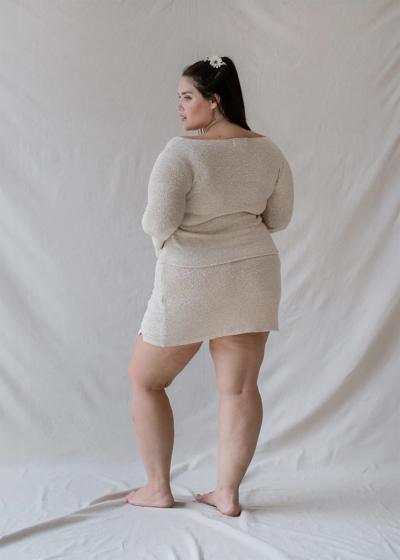 Paloma Mini Skirt Cloud Cream - Image 12