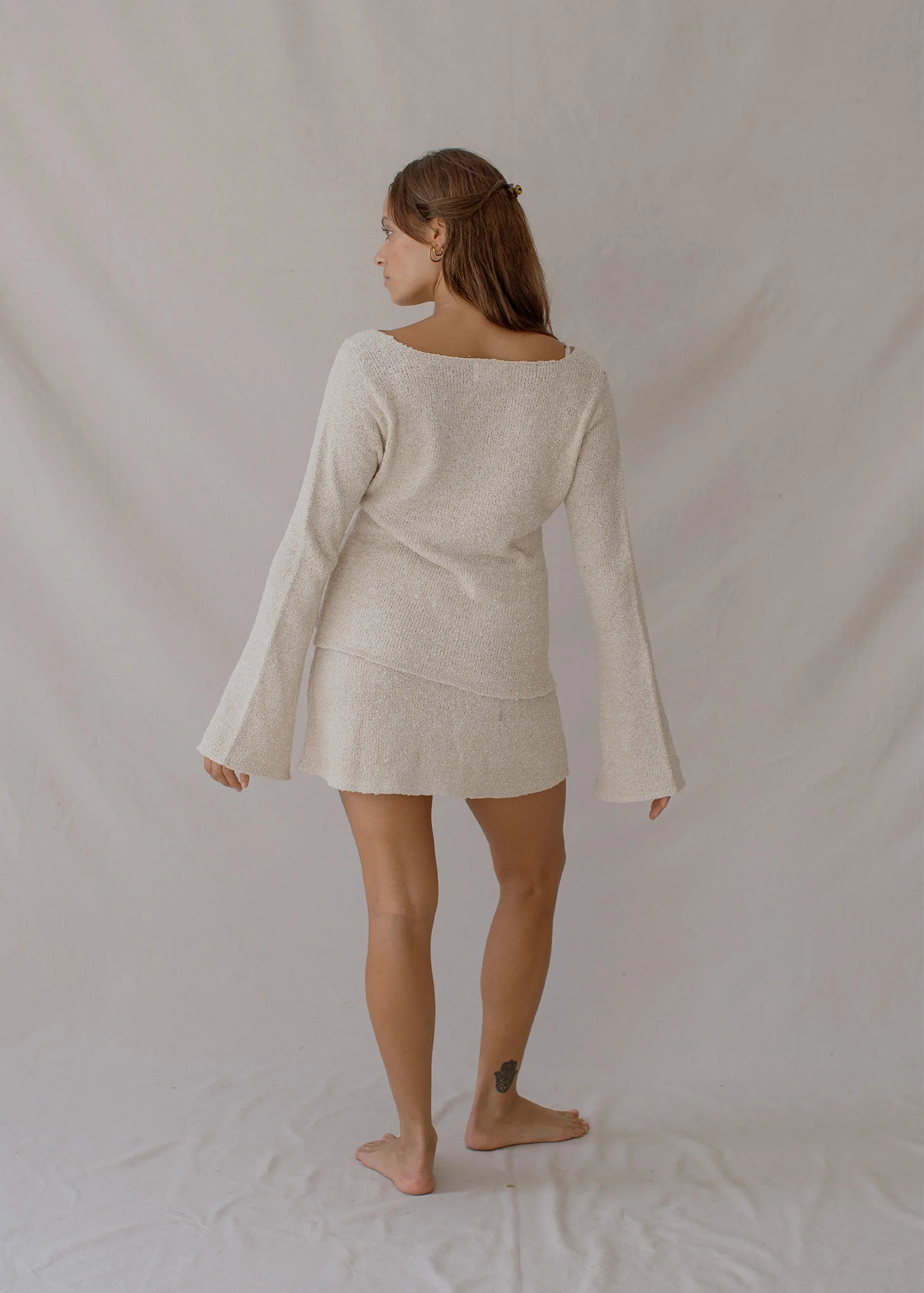 Paloma Mini Skirt Cloud Cream - Image 9