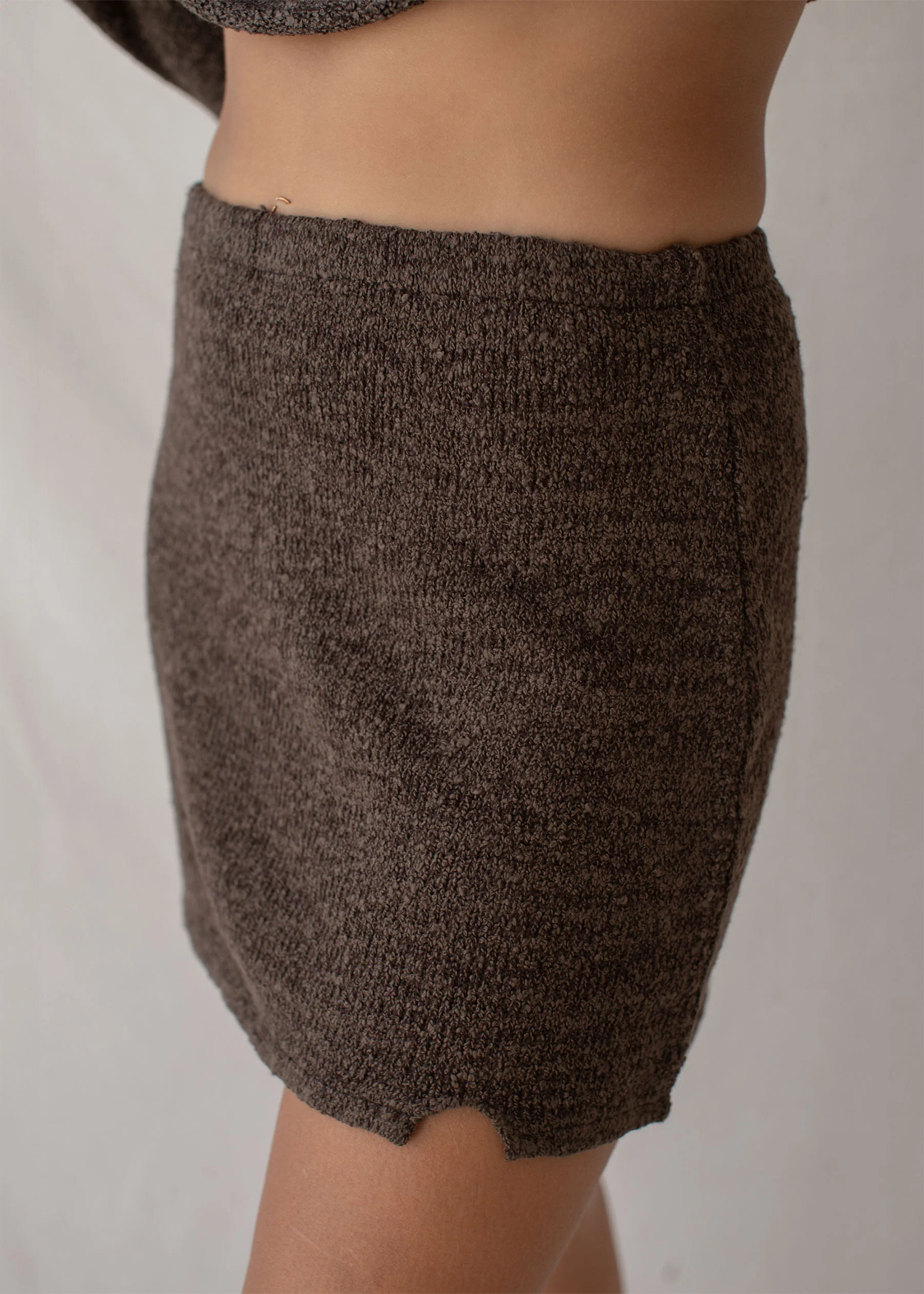 Paloma Mini Skirt Truffle - Image 11