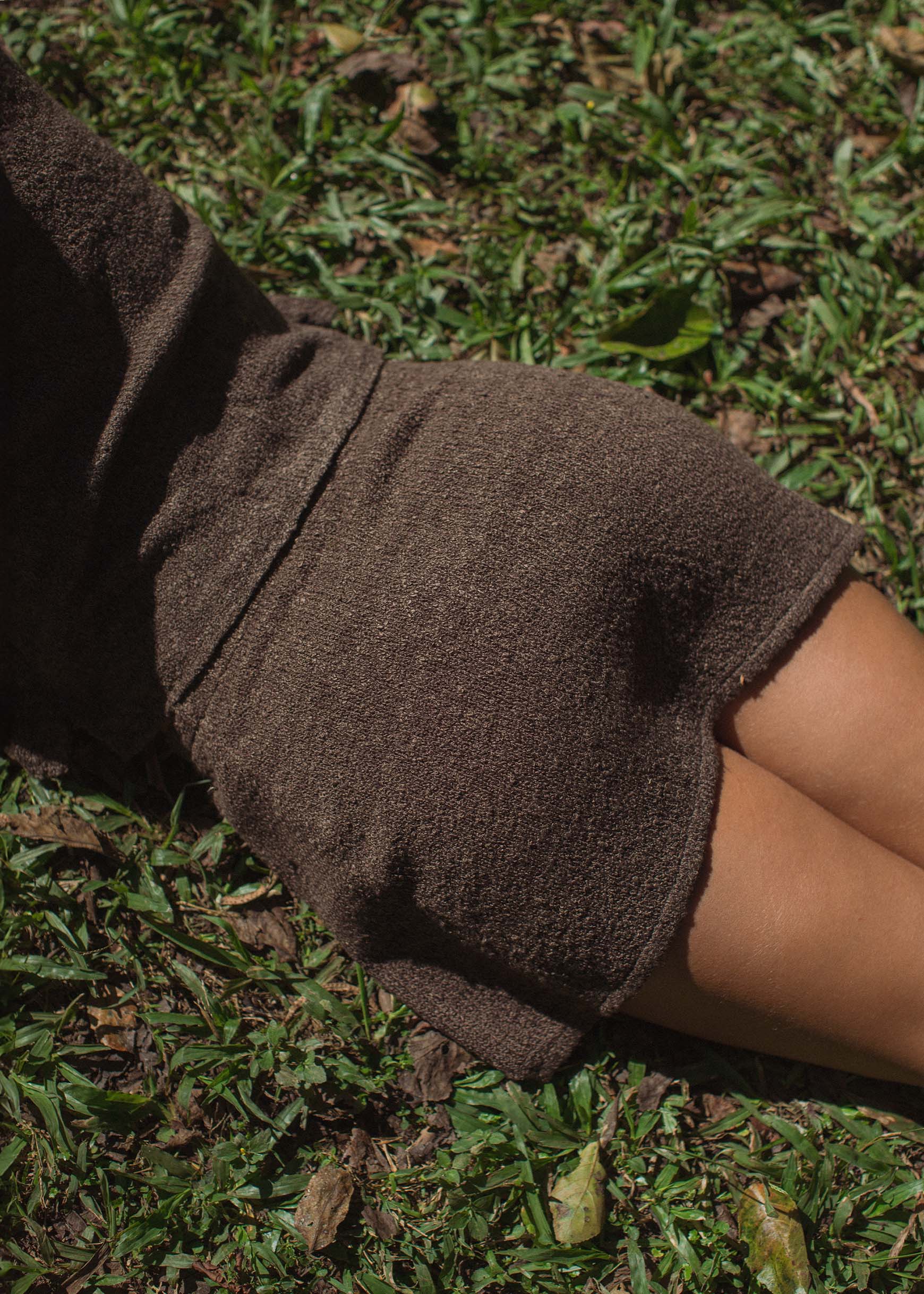 Paloma Mini Skirt Truffle - Image 5