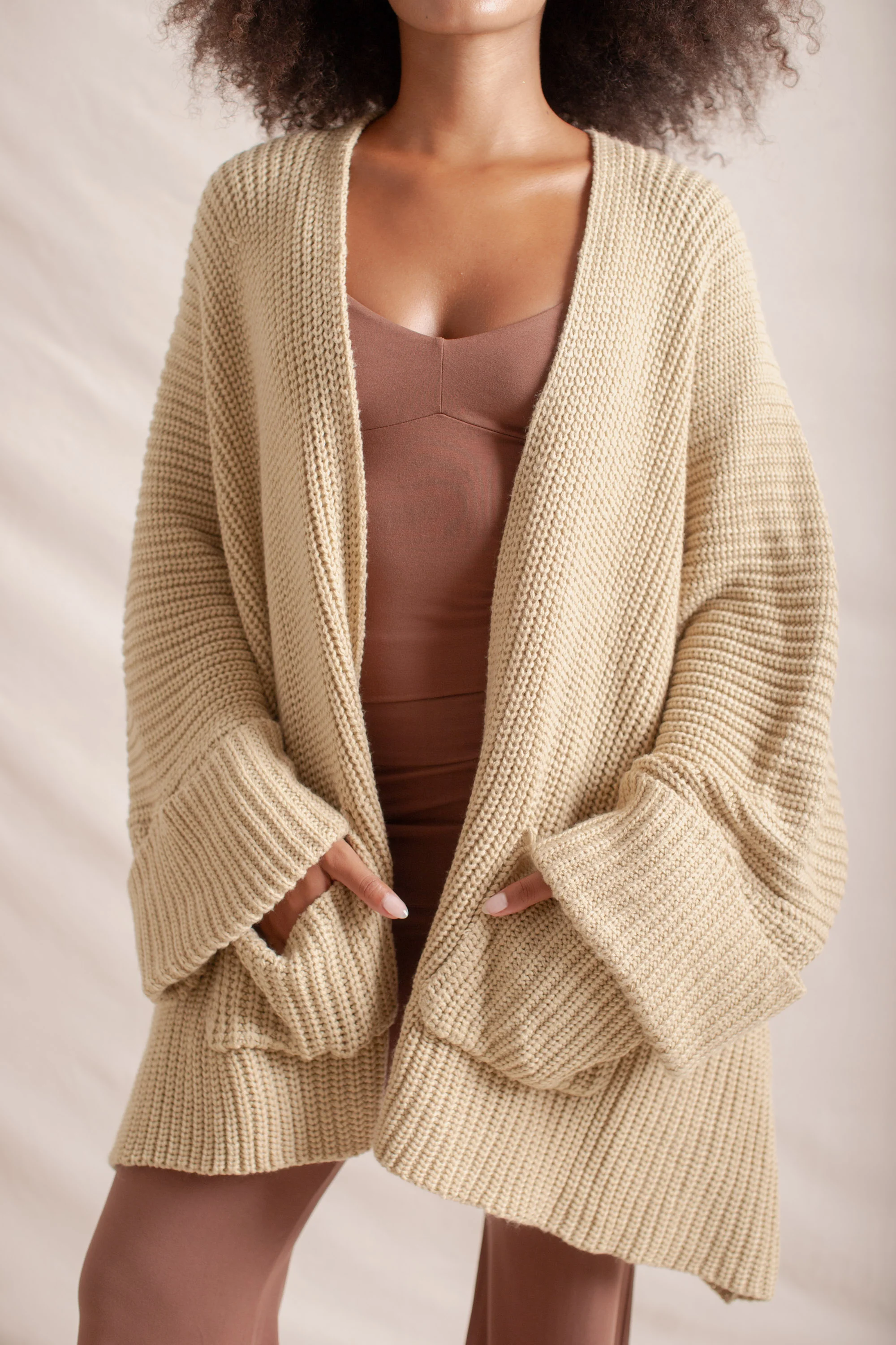 Tuula Poncho Almond - Image 3