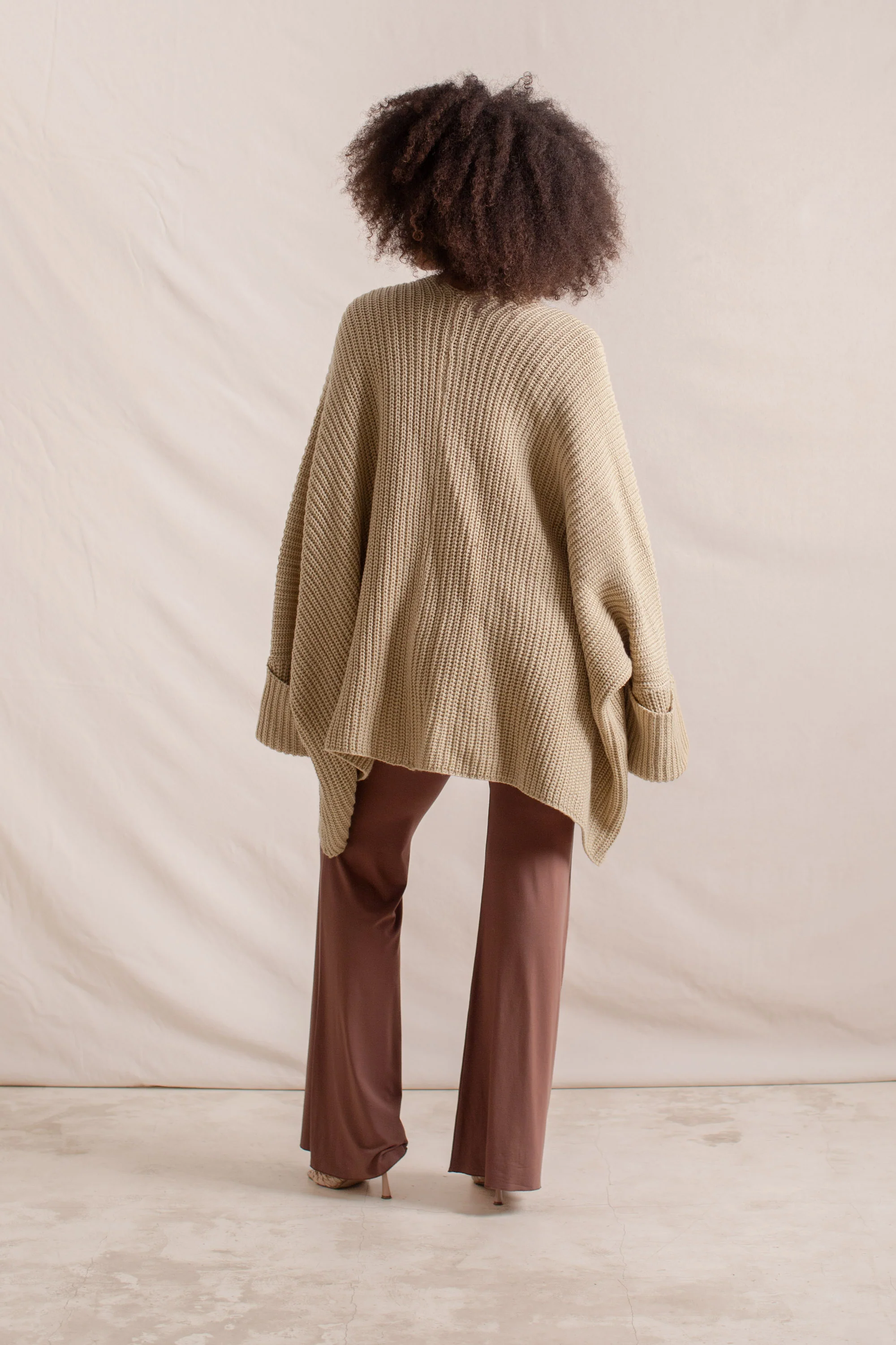 Tuula Poncho Almond - Image 5