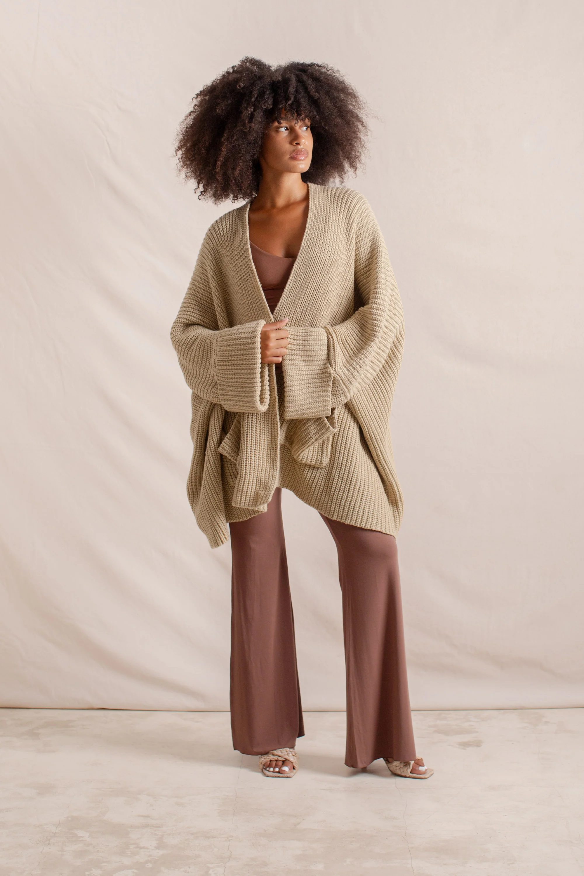 Tuula Poncho Almond - Image 6