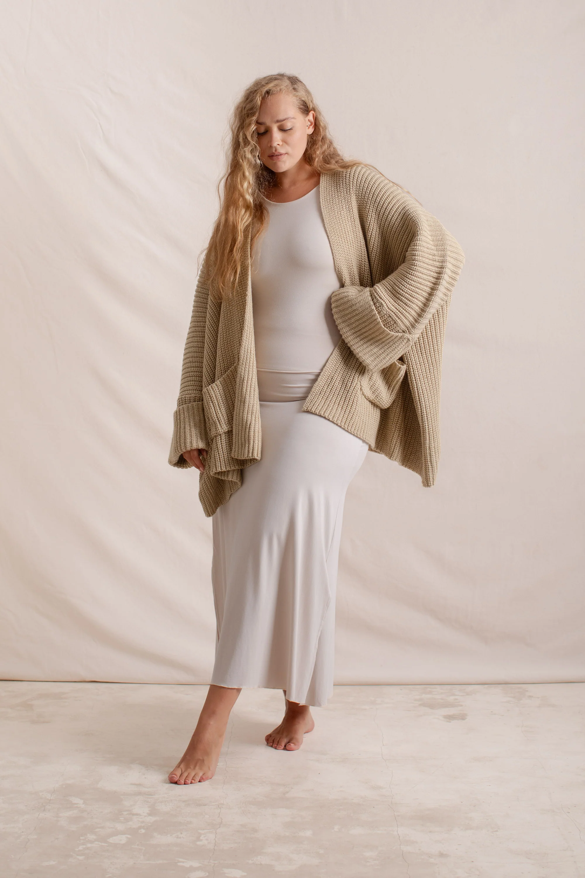 Tuula Poncho Almond - Image 7