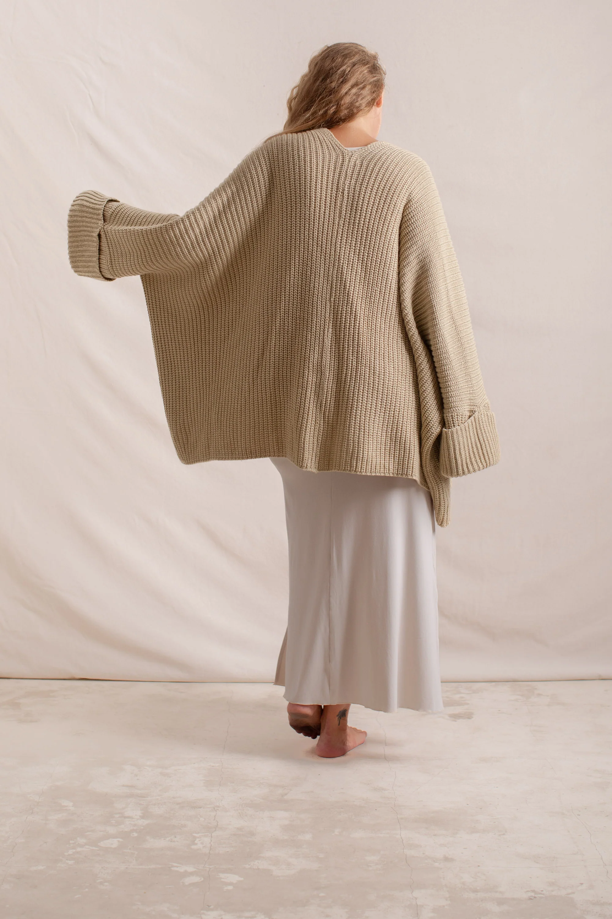 Tuula Poncho Almond - Image 8