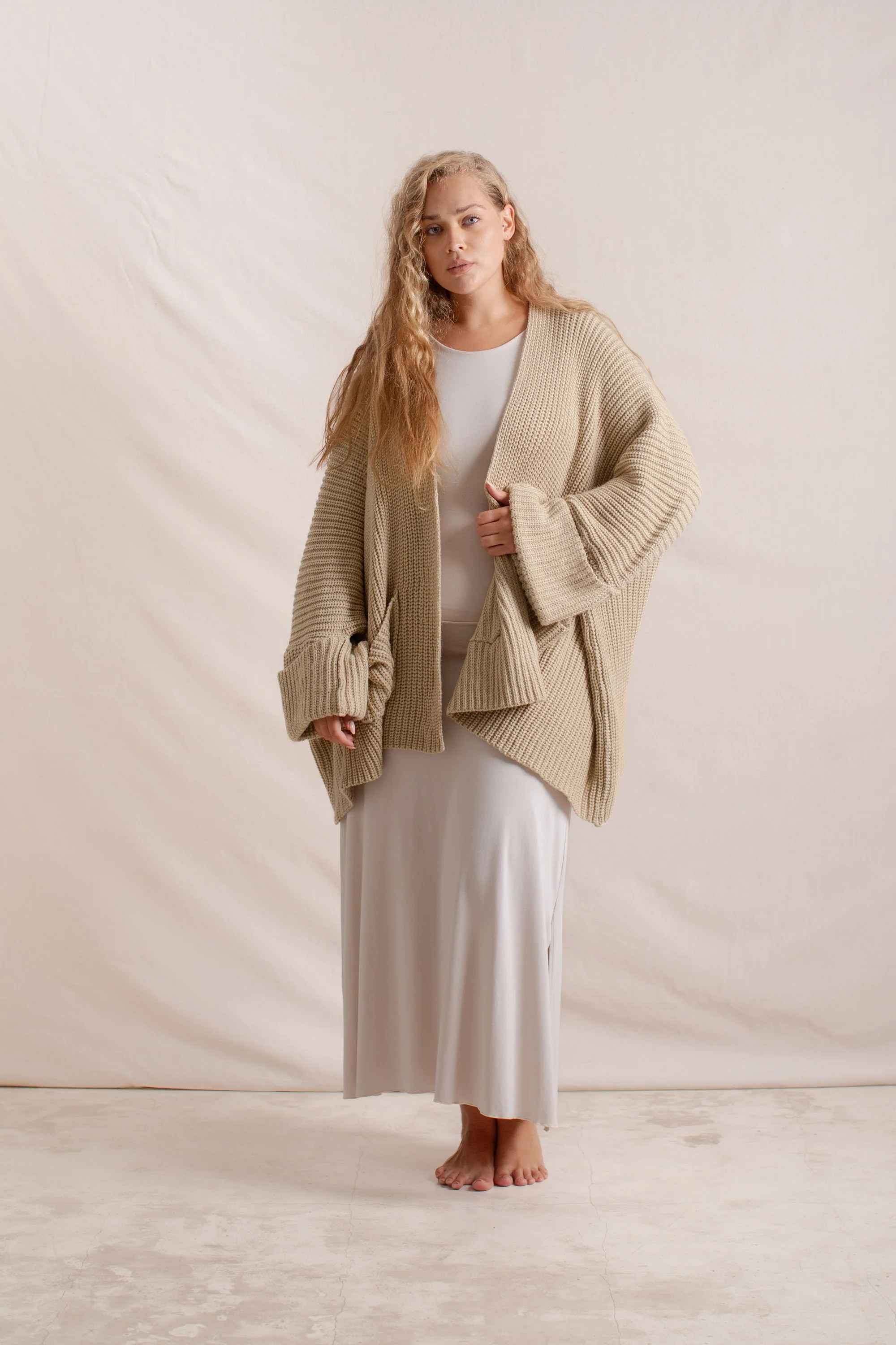 Tuula Poncho Almond - Image 9