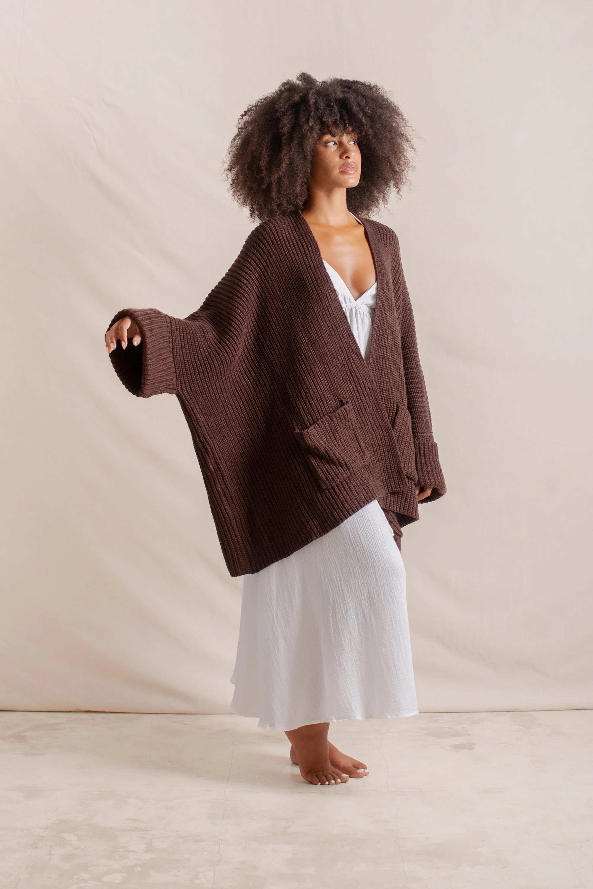 Tuula Poncho Cacao - Image 4