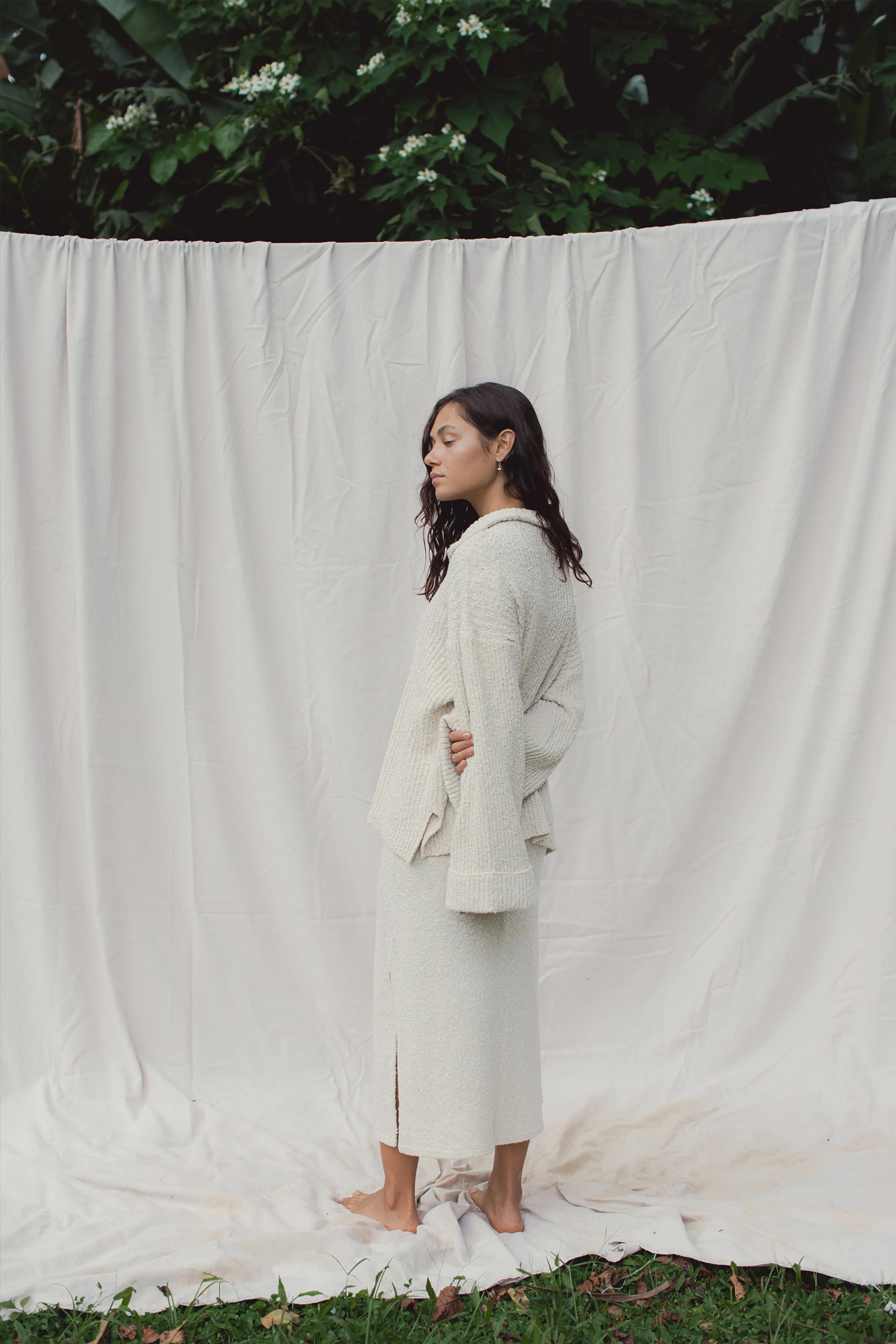 Winterfall Skirt Cloud Cream - Image 4